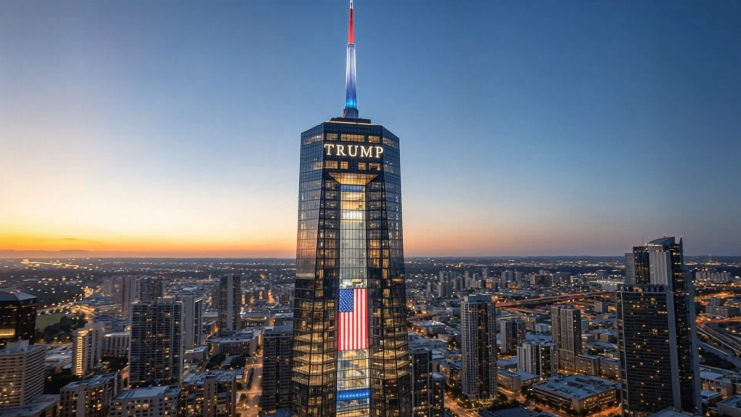 Heute.at - Trumps goldener Mega-Turm: KI zeigt Bibliothek