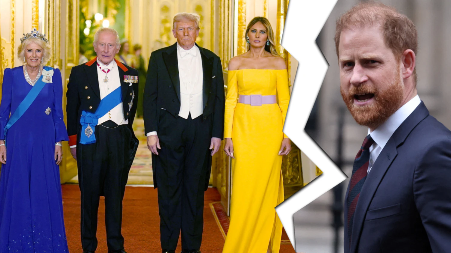 Heute.at - Charles & Camilla besuchen Trump – und meiden Harry