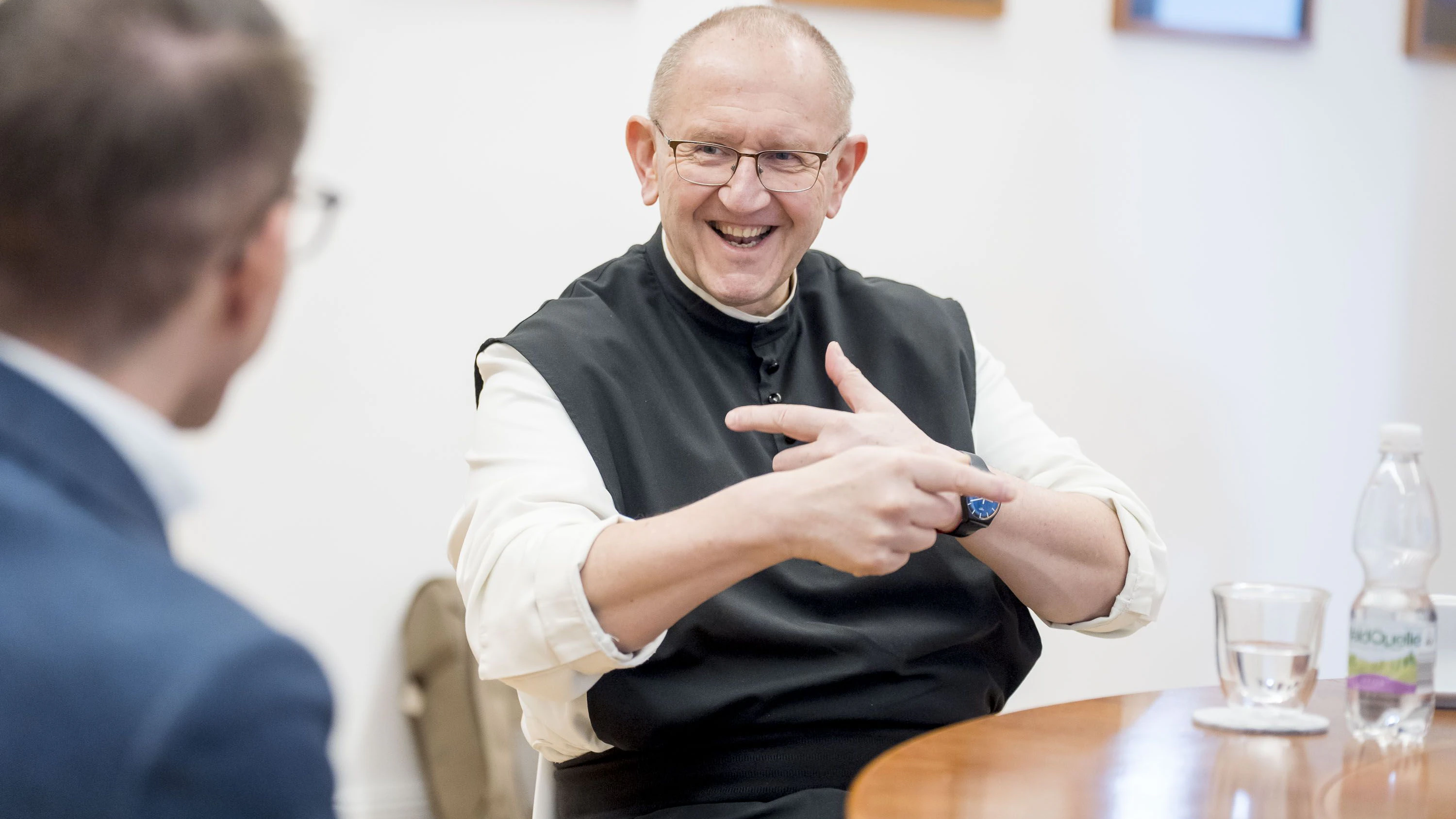 Pater Karl im "Heute"-Interview mit Clemens Oistric