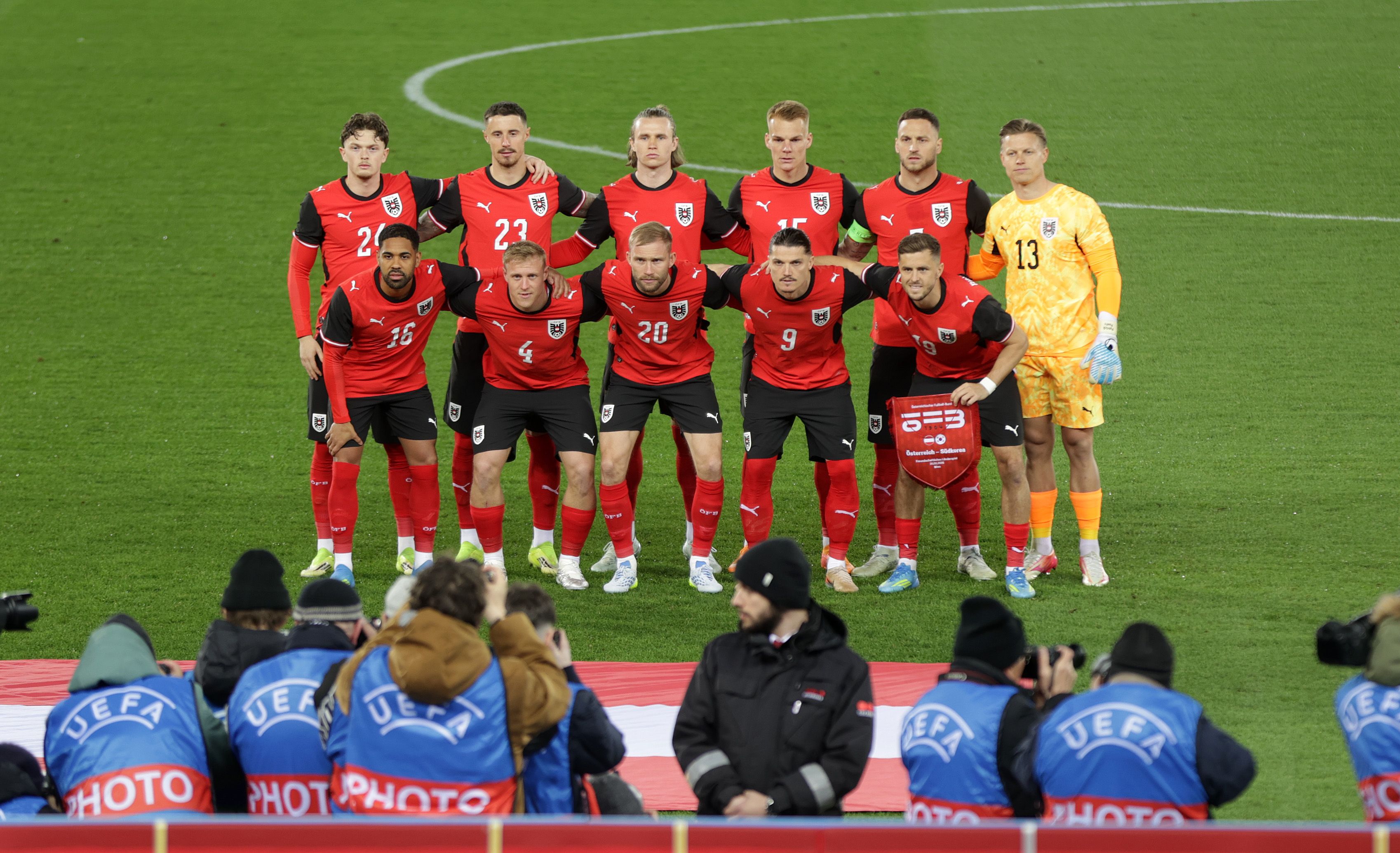 Das ÖFB-Team.