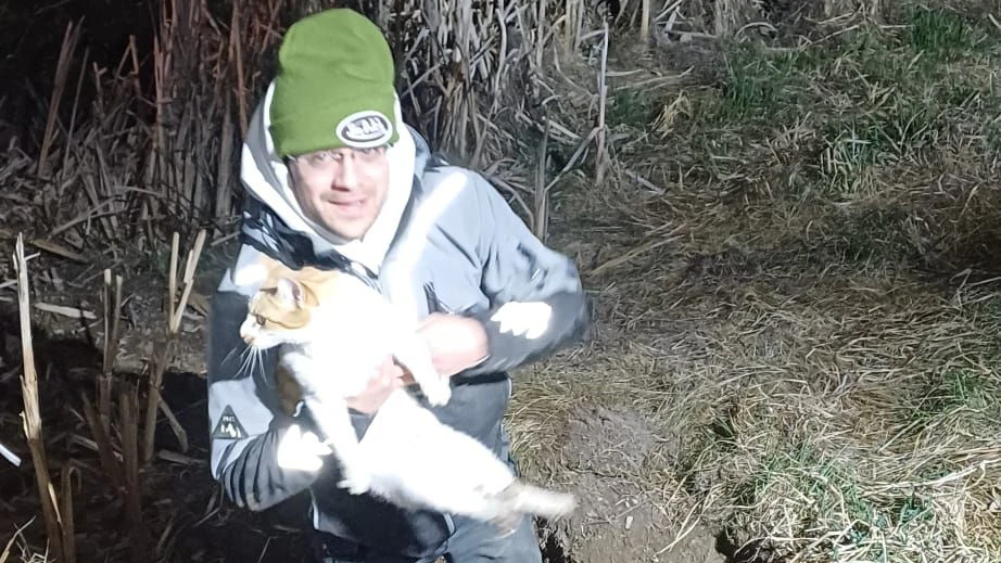 Heute.at - Tierische Rettung – Peterle steckte in Kanal fest