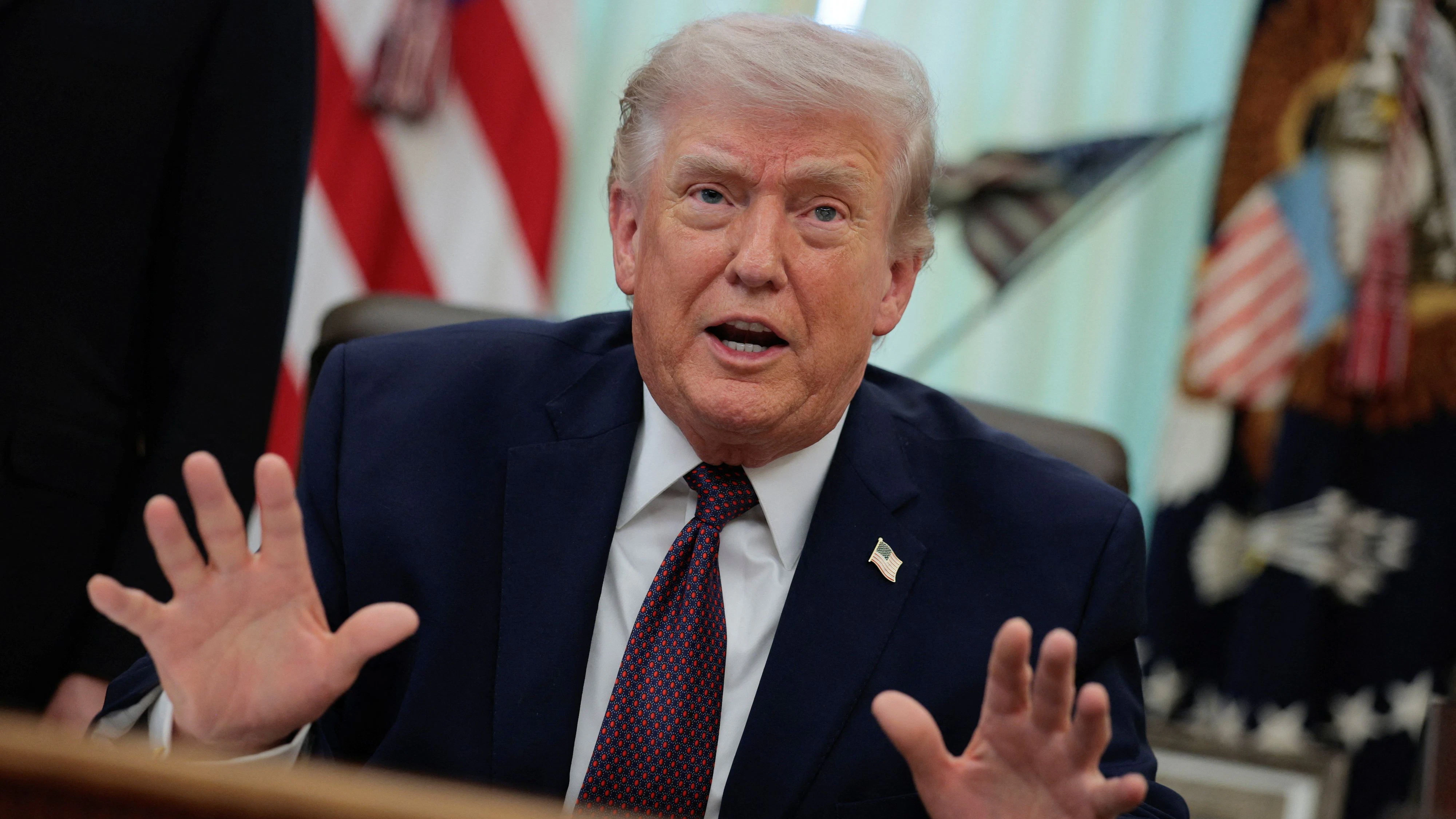 US-Präsident Trump droht mit einem Austritt aus der NATO.