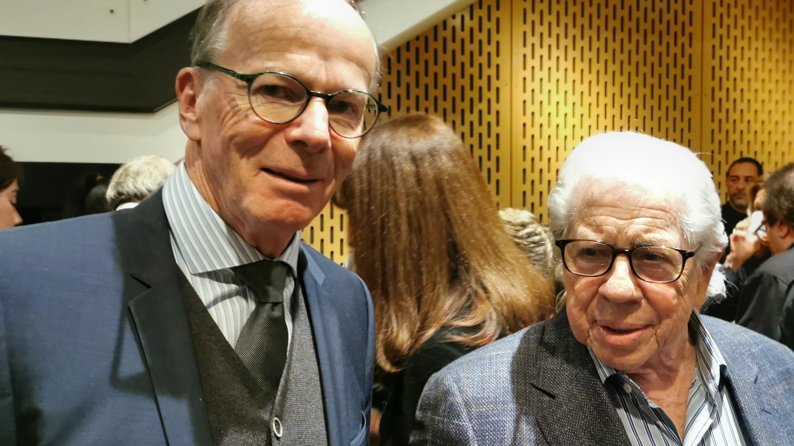 Eugen Freund mit Carl Bernstein, dem legendären Watergate-Aufdecker