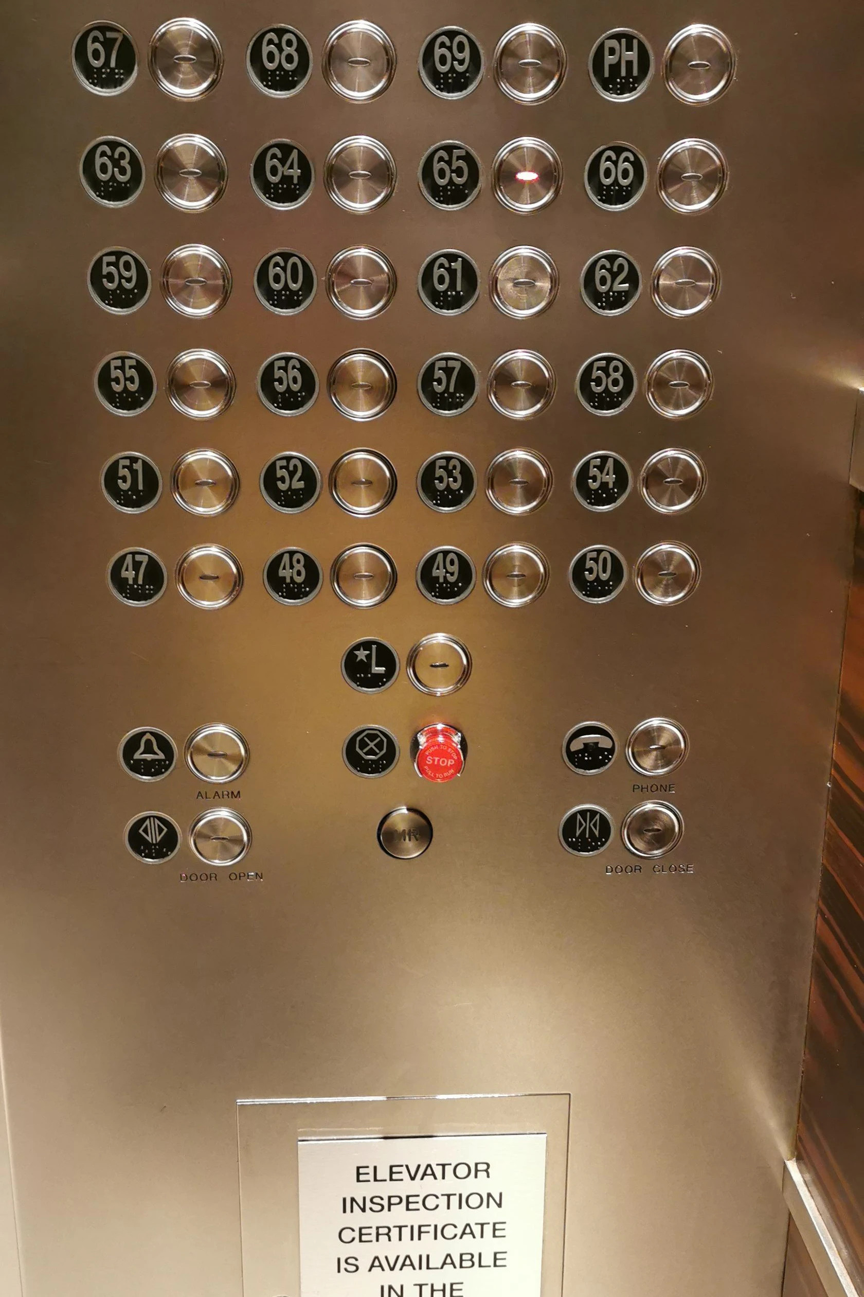 In 35 Sekunden geht es in den 47. Stock