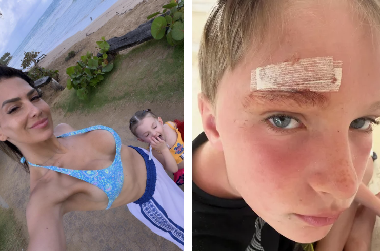 Leo Baldwin hatte einen Unfall.