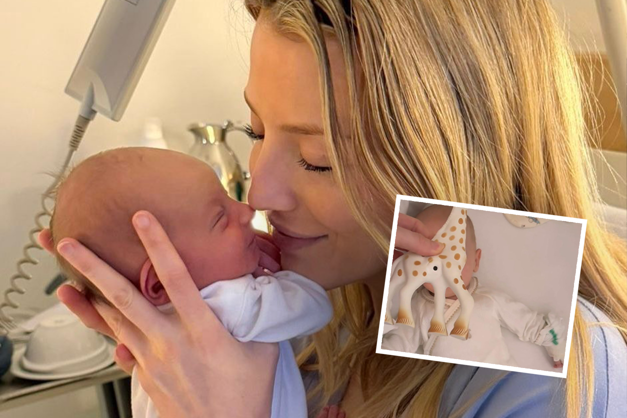 Chiara Pisati mit ihrem kleinen Sohn.