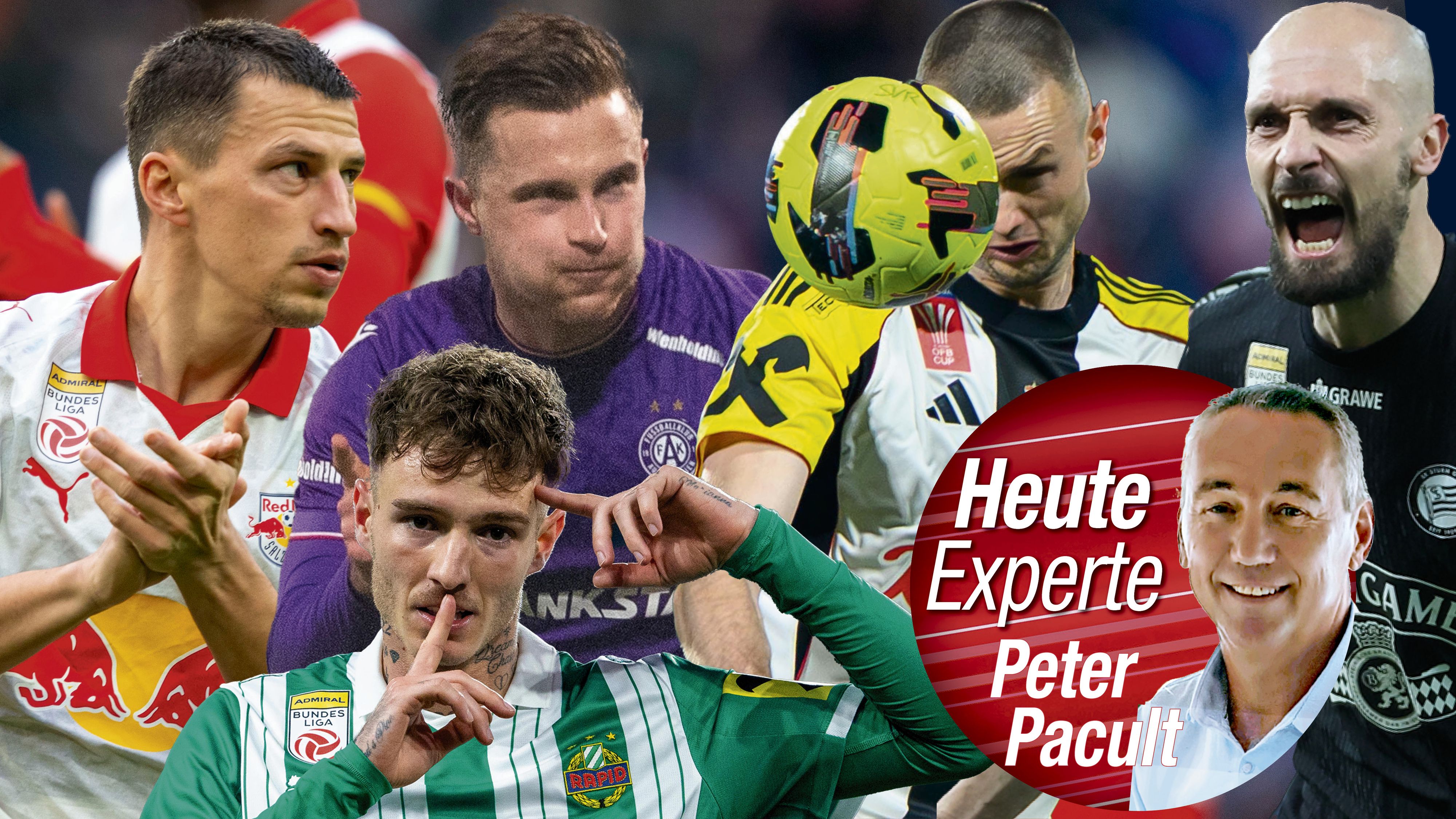 Einer aus dem Quintett Sturm, Rapid, Austria, Salzburg und LASK wird laut Peter Pacult Meister.