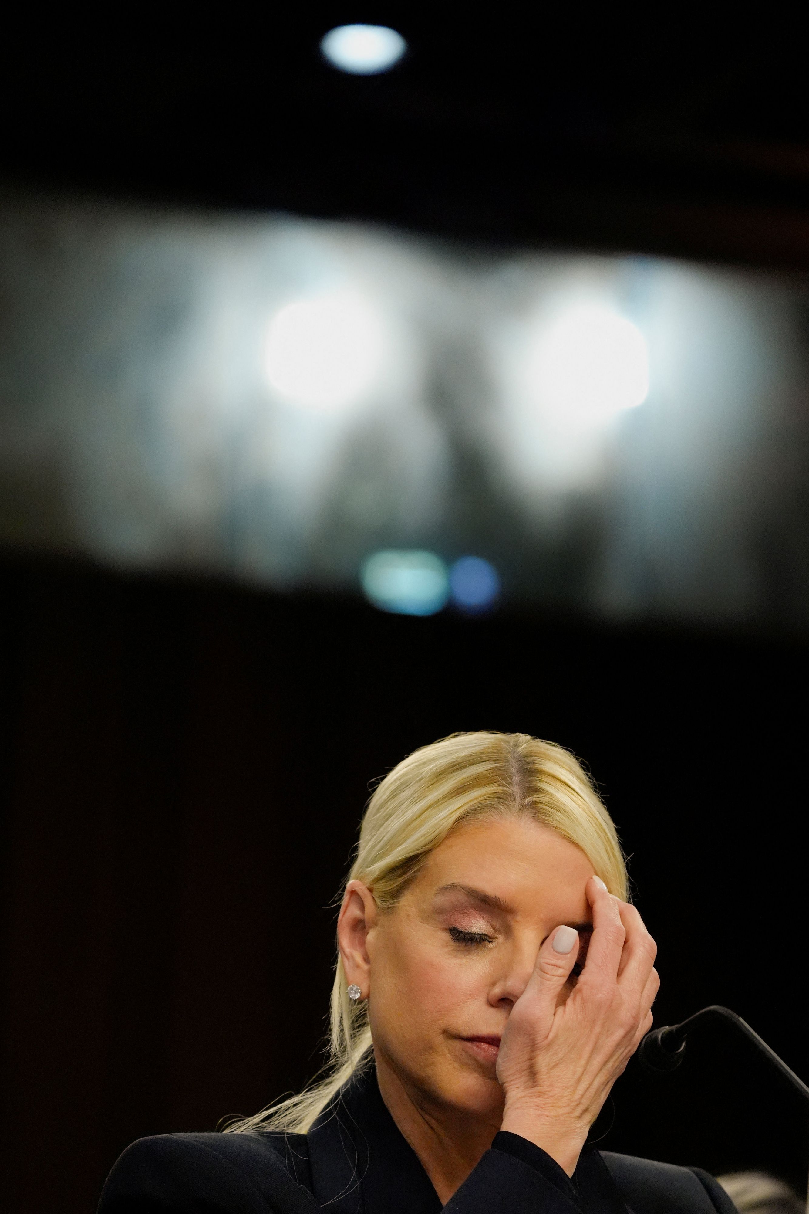 Justizministerin Pam Bondi soll ihren Job los sein. Trump sei 