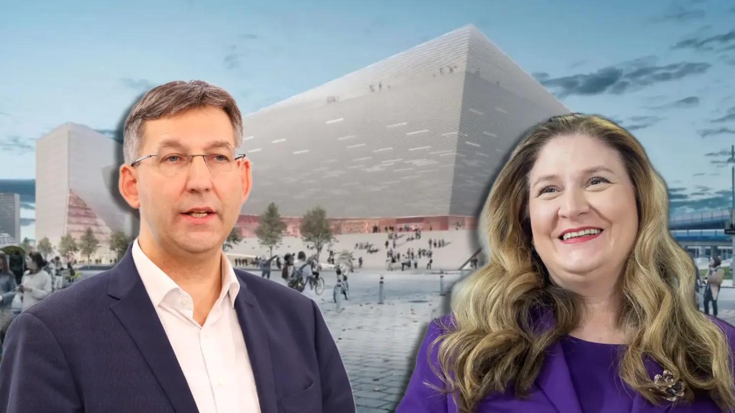 Figl und Novak im Clinch – die geplante Event Arena sorgt weiter für politischen Zündstoff in Wien.