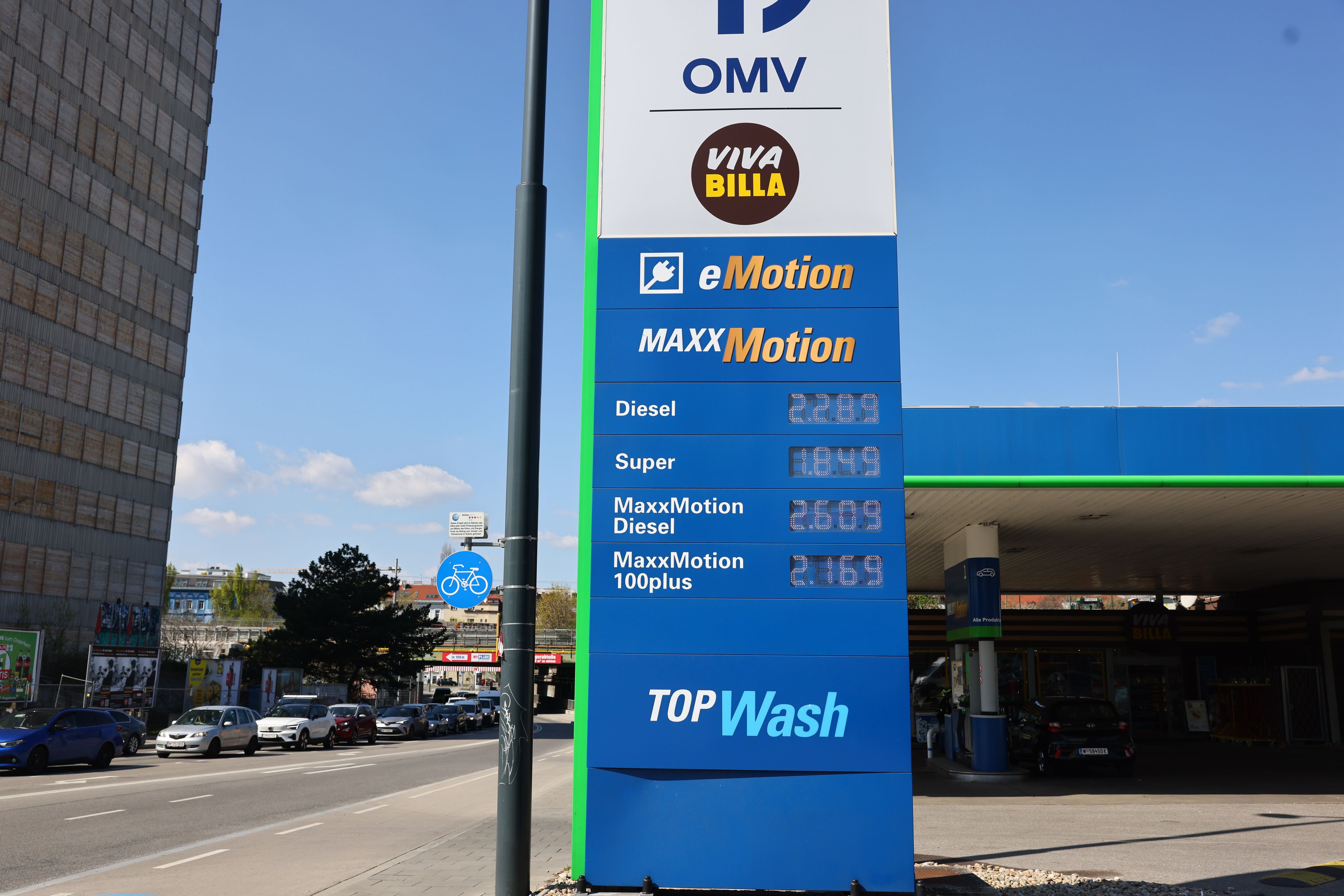 Die aktuellen Spritpreise am Karfreitag. 