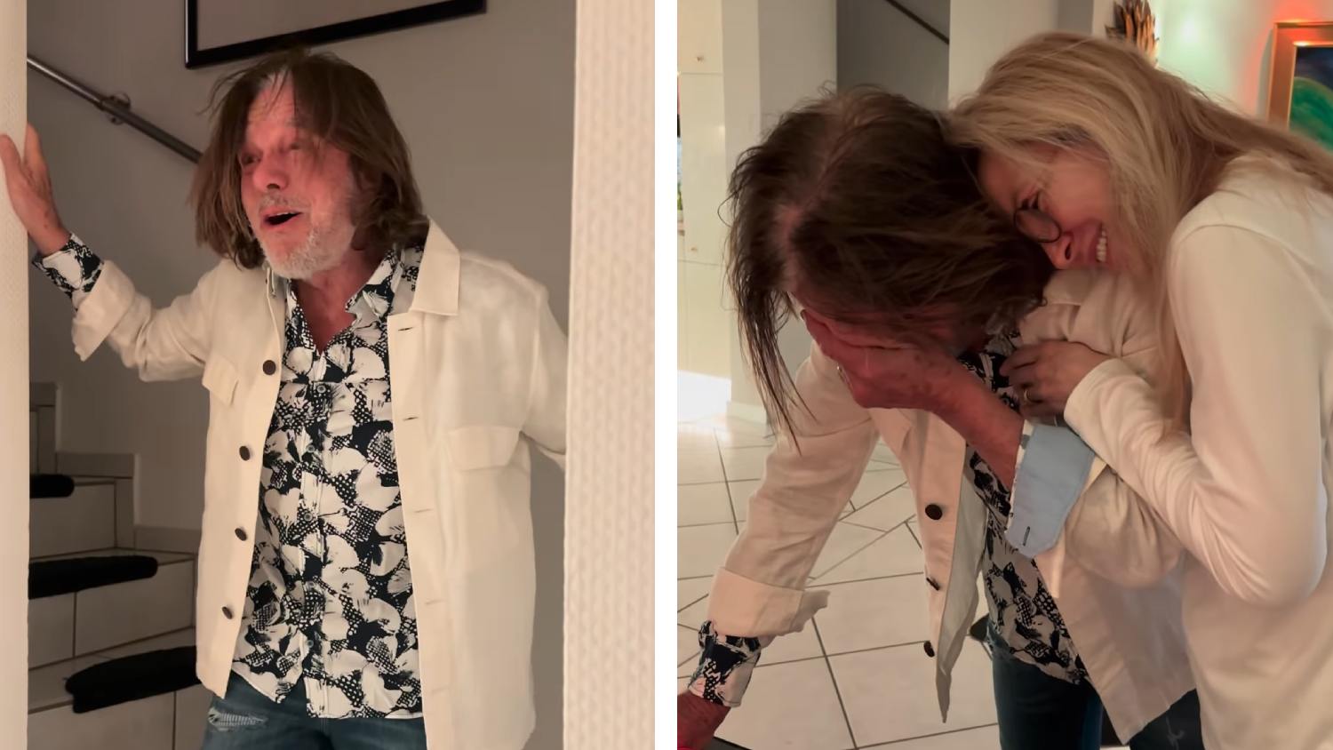 Jürgen Drews auf eigener Party völlig aufgelöst.