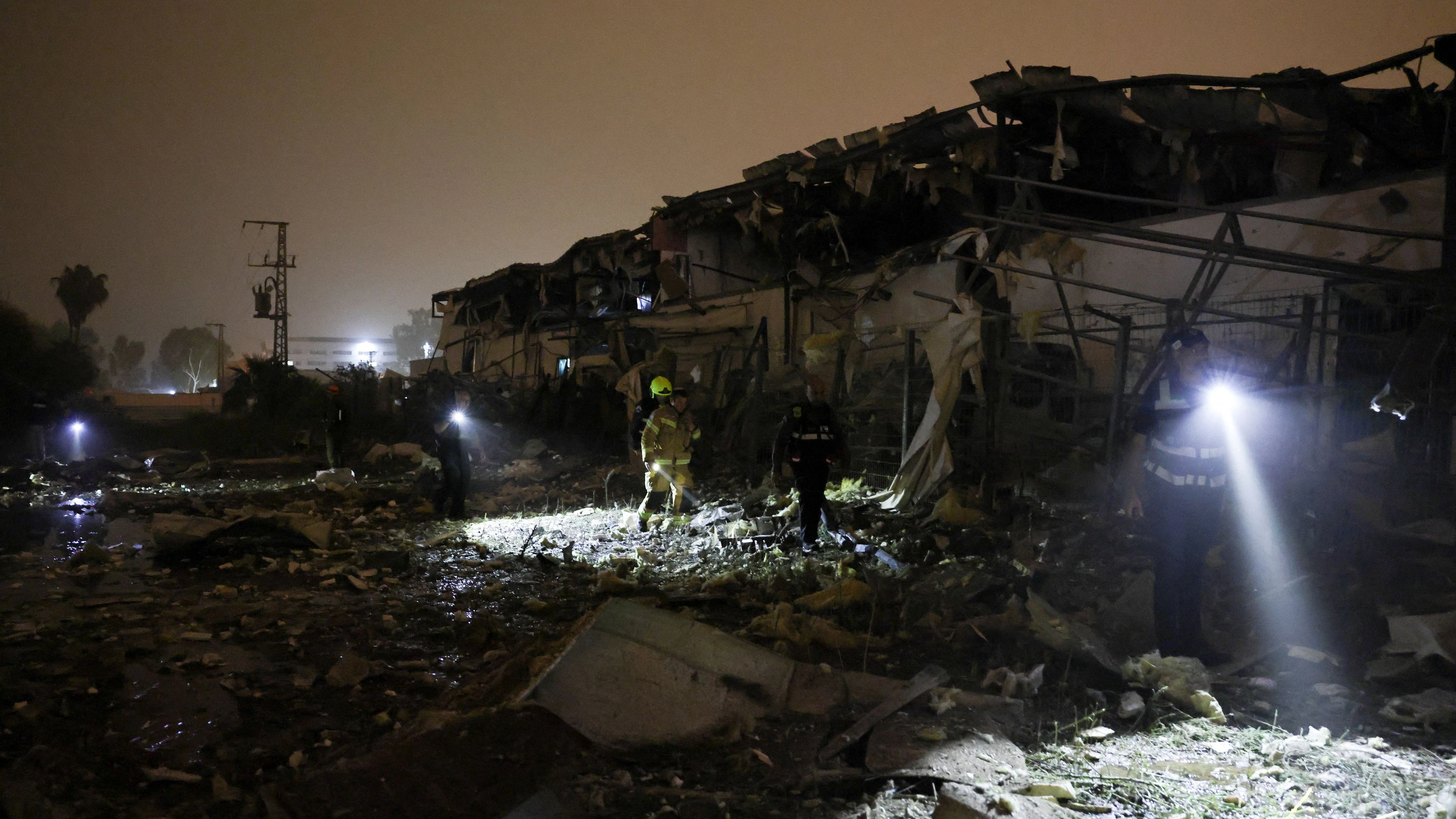 In der Nacht hat der Iran erneut Ziele in Israel ins Visier genommen. (Symbolbild)