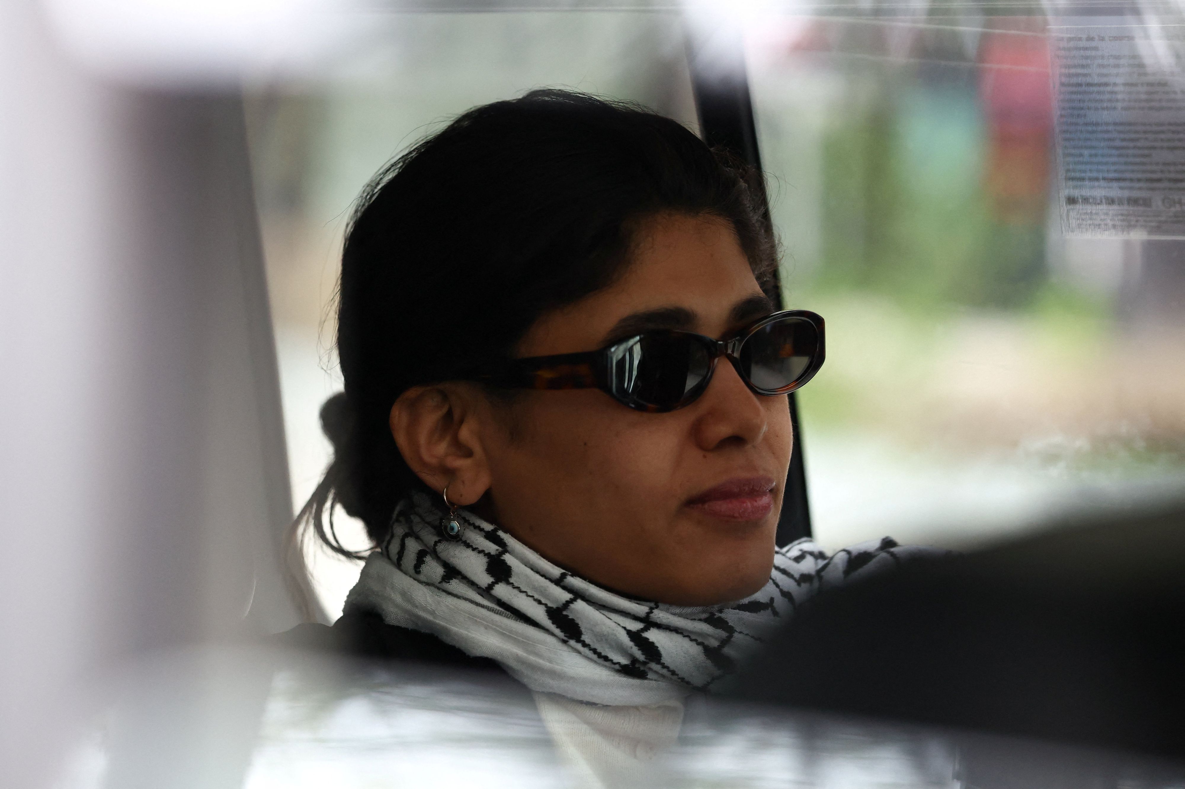 Die palästinensisch-französische Abgeordnete wurde am Donnerstag vorübergehend festgenommen.