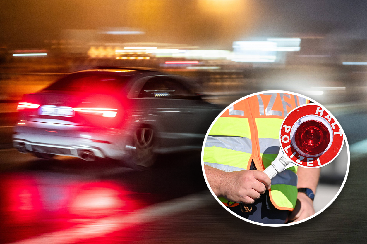 Den Rasern droht jetzt der Führerscheinentzug.