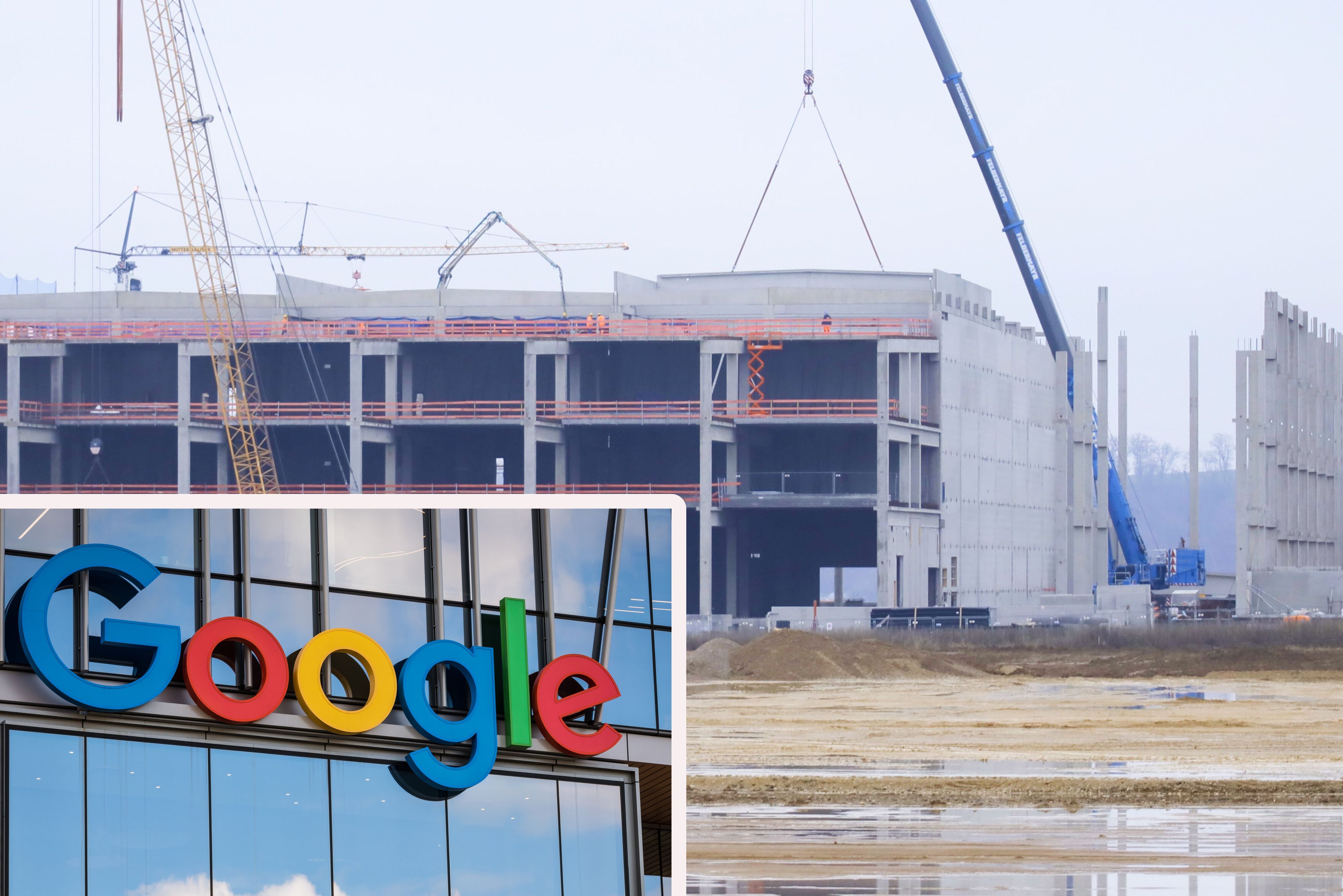 Heute.at - Google-Baustelle nach Finanzpolizei-Kontrolle gestoppt