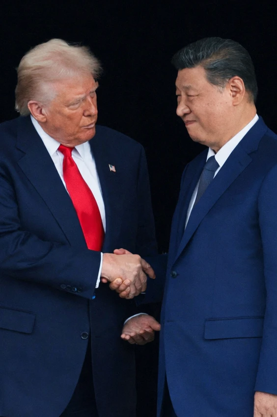 US-Präsident Donald Trump und Chinas Staatschef Xi Jinping 2025 – im Mai kommt es zum nächsten Treffen
