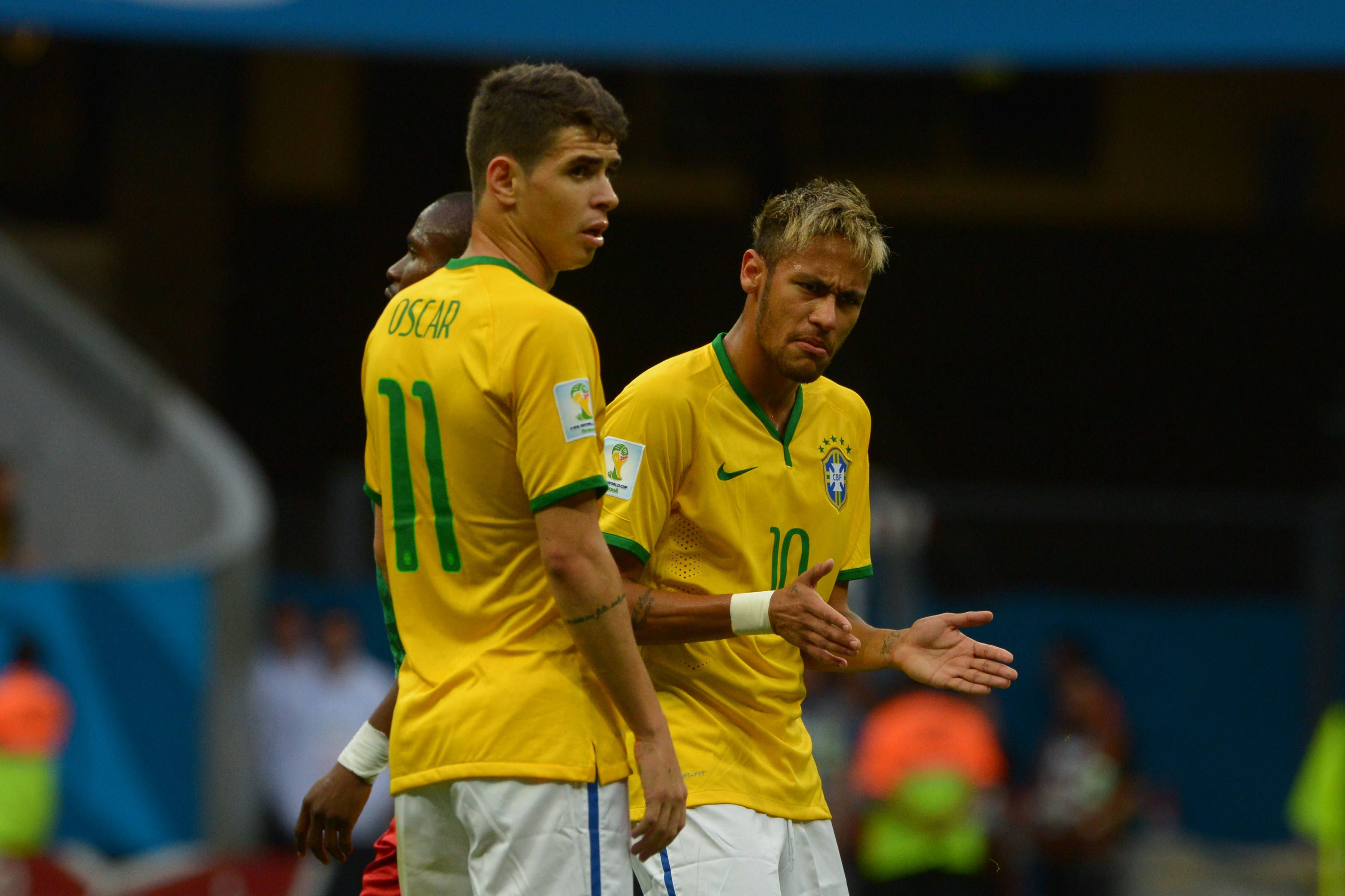 Oscar und Neymar.