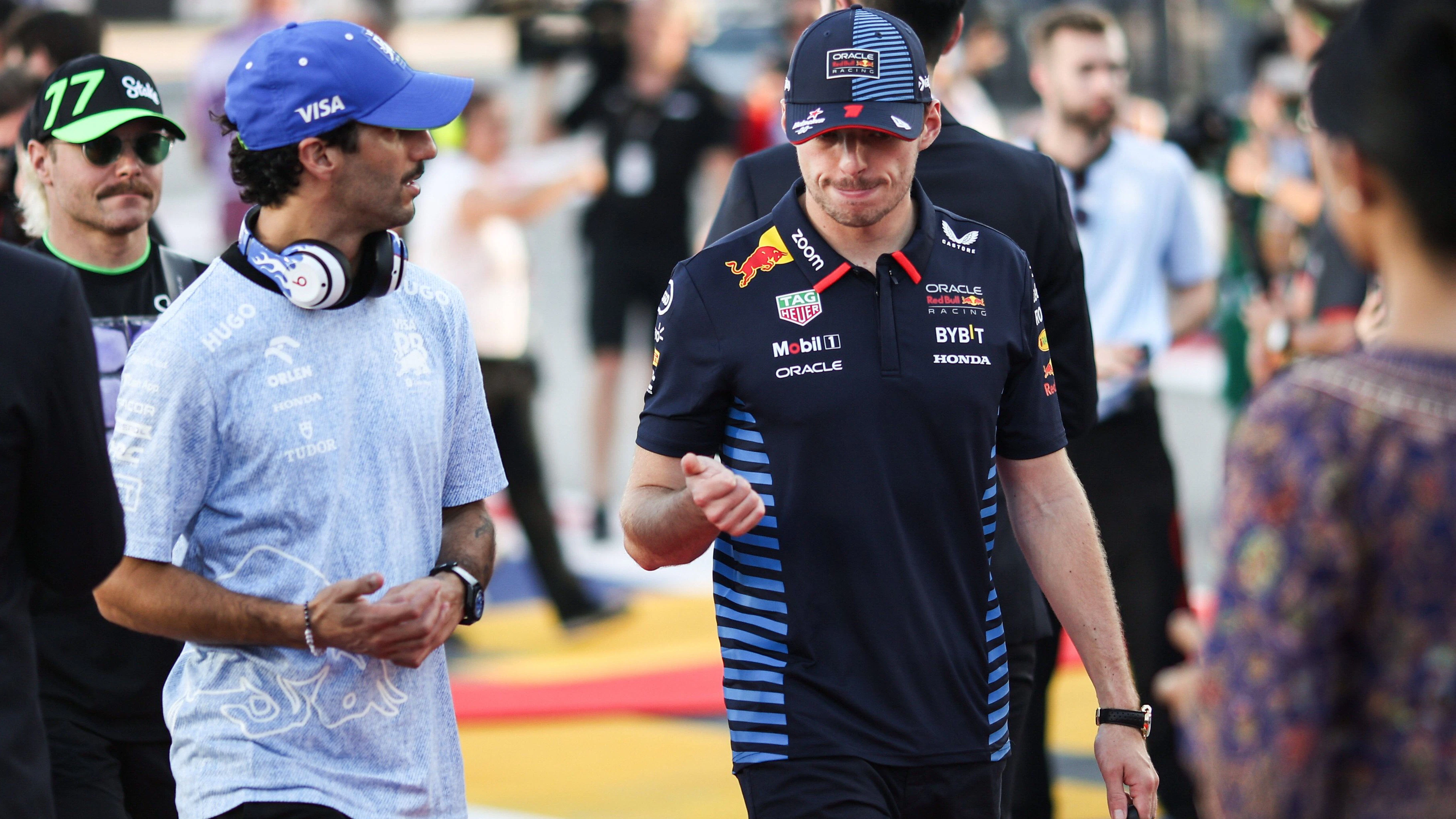 Daniel Ricciardo und Max Verstappen