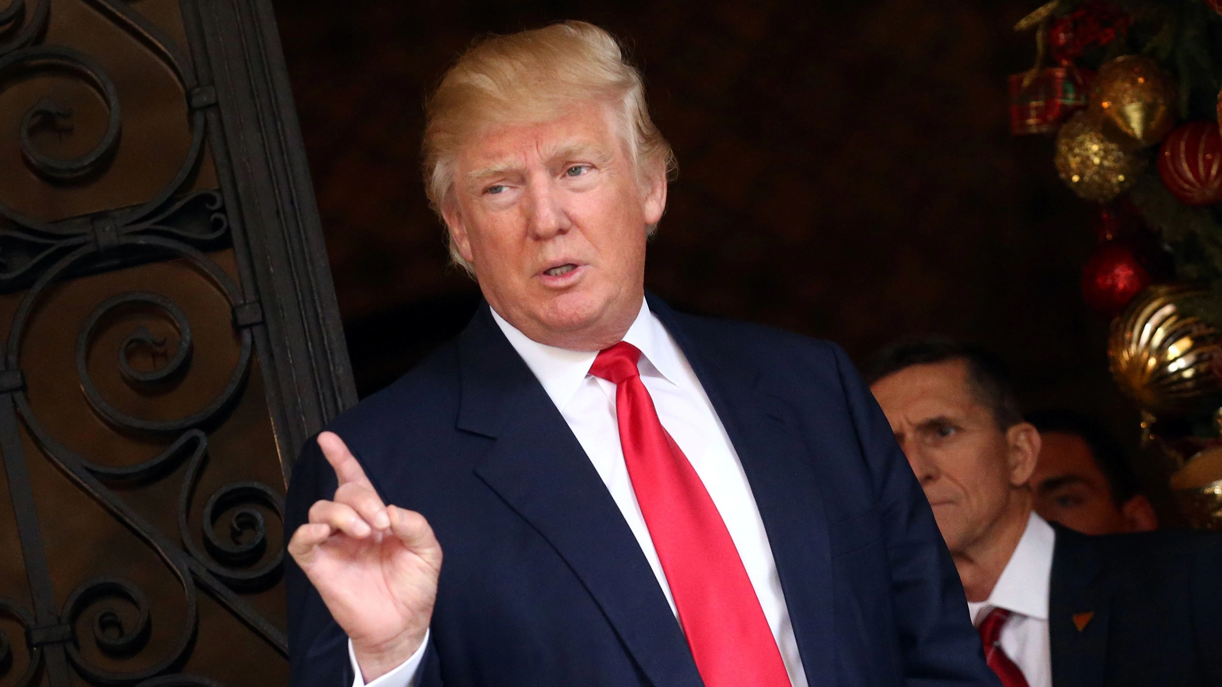 US-Präsident Donald Trump hat die rhetorische Sense ausgepackt. 