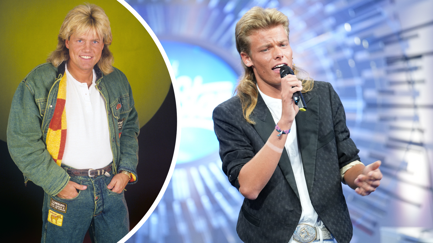 DSDS-Kandidat Evan Schuy verblüfft die Jury mit seiner Ähnlichkeit zu Dieter Bohlen in jungen Jahren (hier 1987).