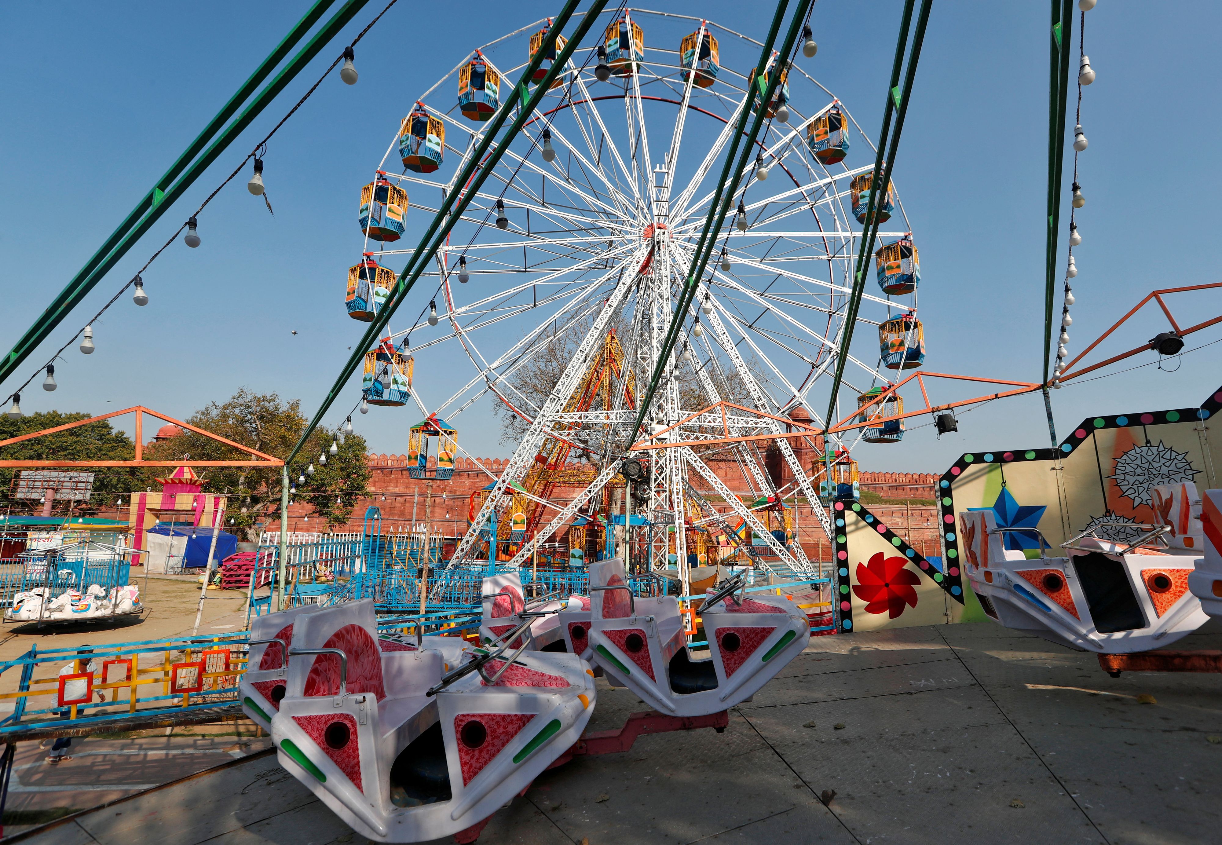 In Uttar Pradesh (Indien) ist ein Riesenrad während des Betriebs eingestürzt (Symbolbild).