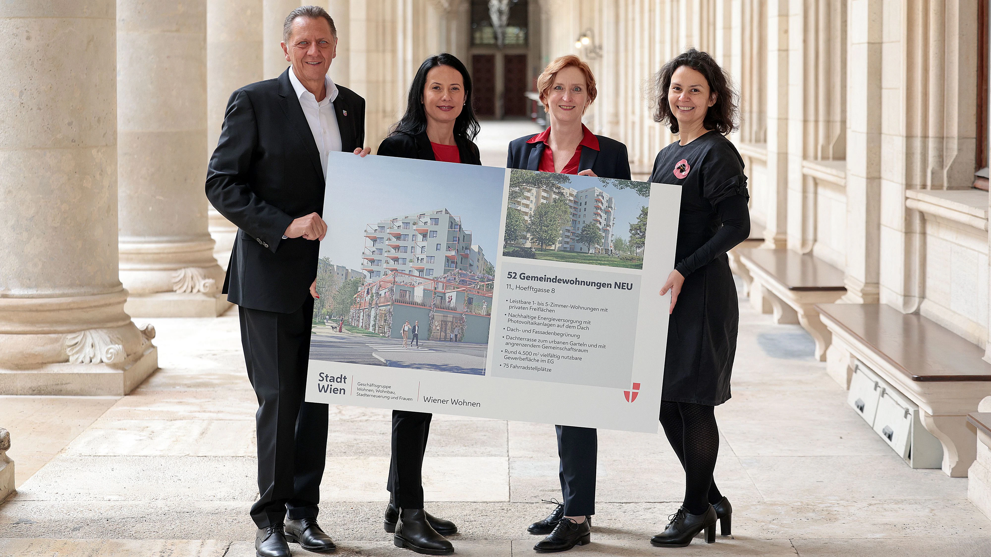 Heute.at - Startschuss für 52 neue Gemeindewohnungen in Simmering