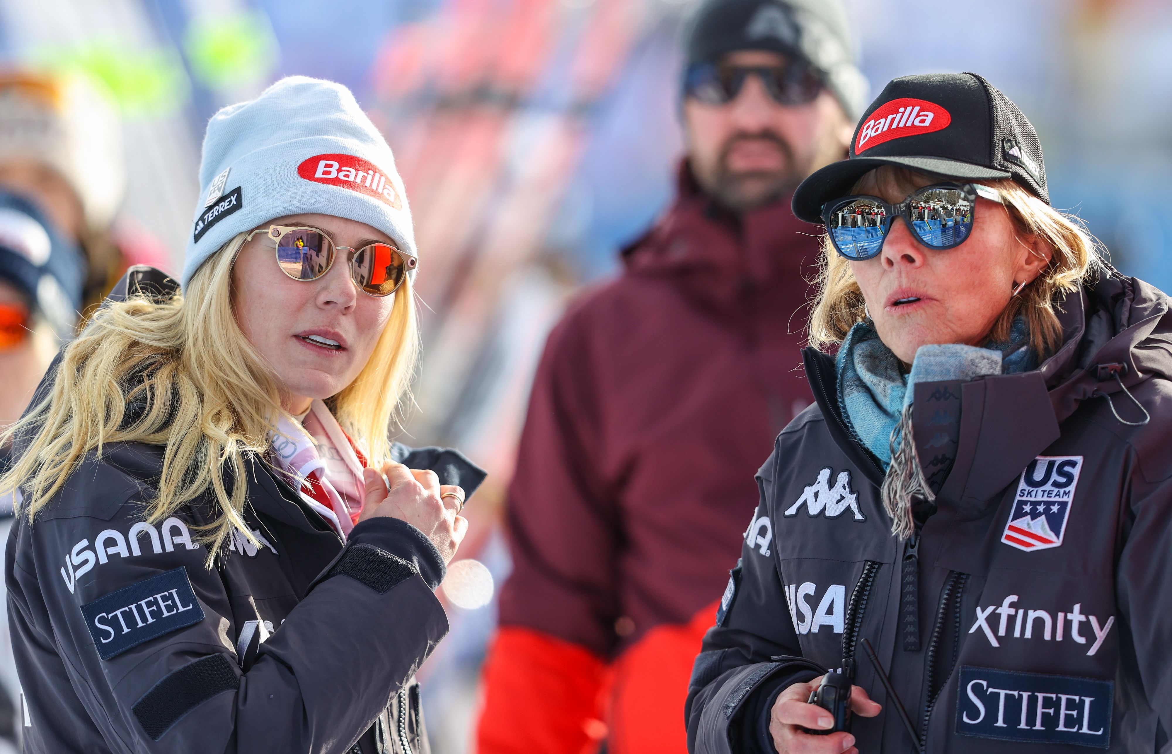 Mikaela Shiffrin und ihre Mutter Eileen.