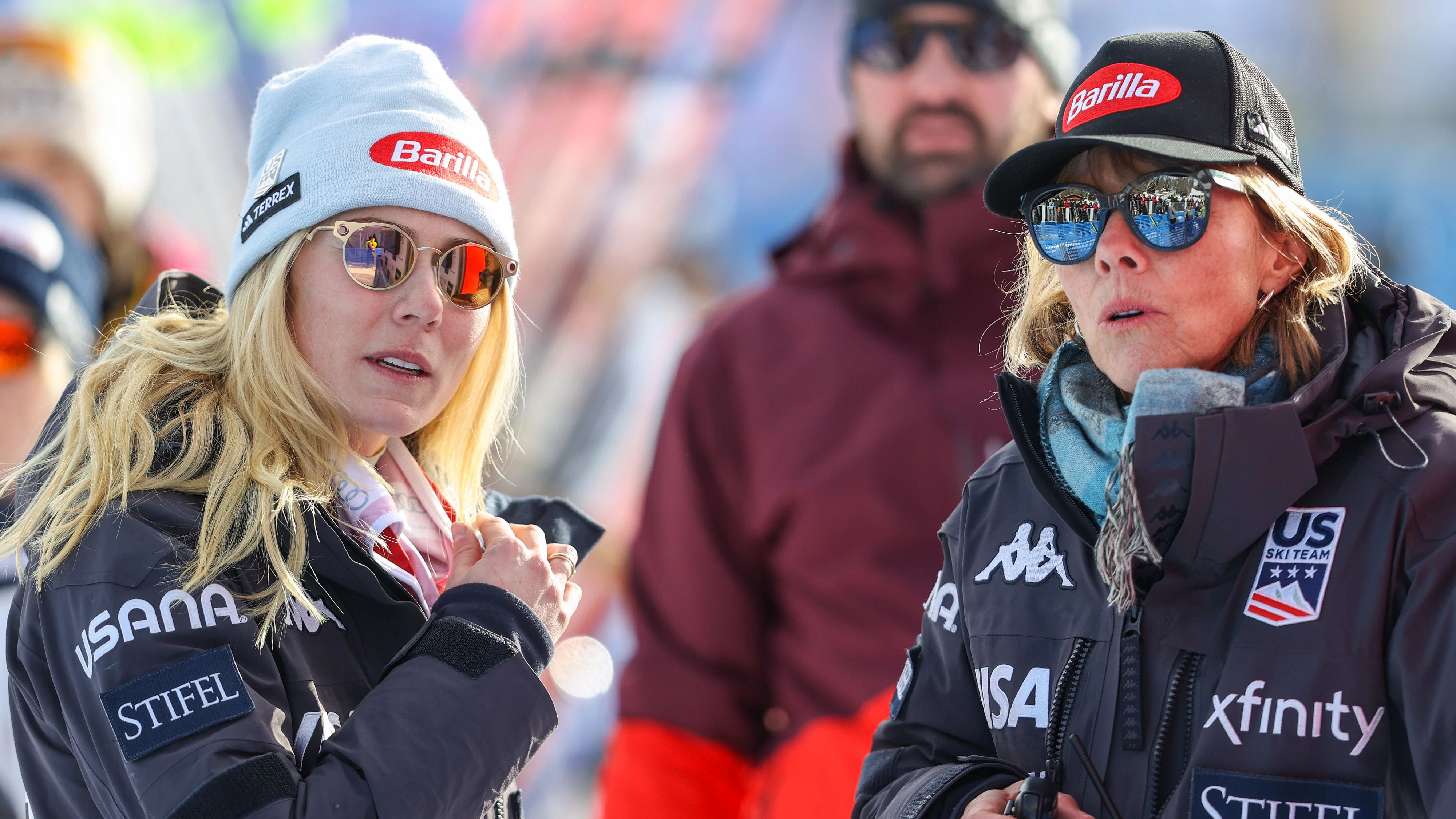 Mikaela Shiffrin und ihre Mutter Eileen.