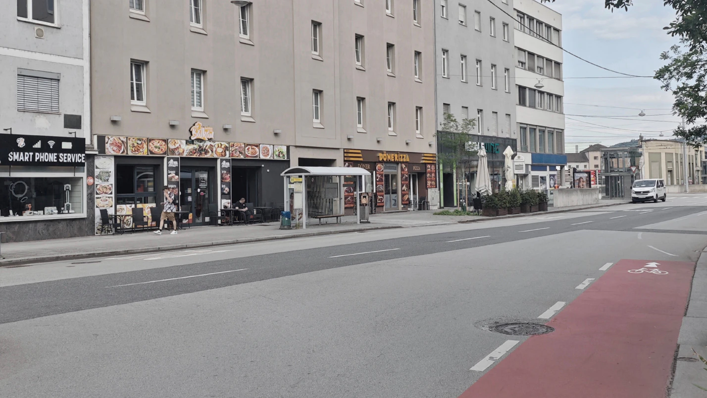 So schaut es im heißesten Viertel von Linz aktuell noch aus.