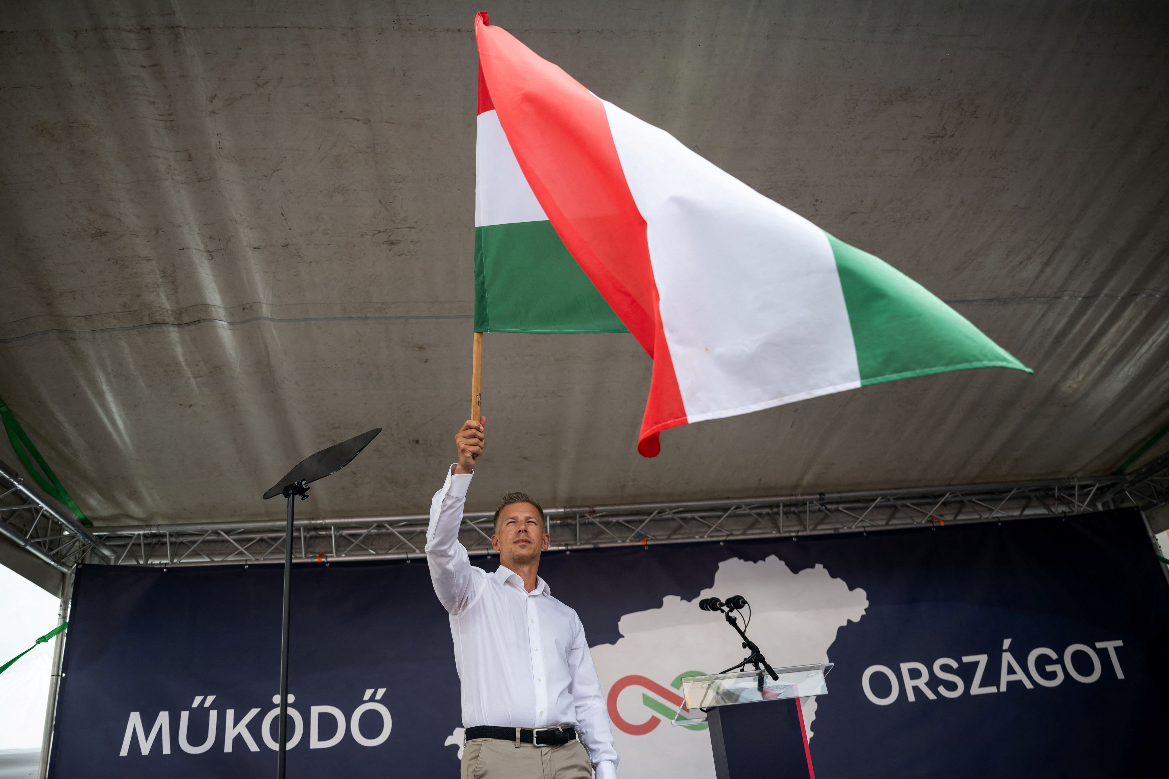 Peter Magyar gilt als Hoffnungsträger der ungarischen Opposition. 