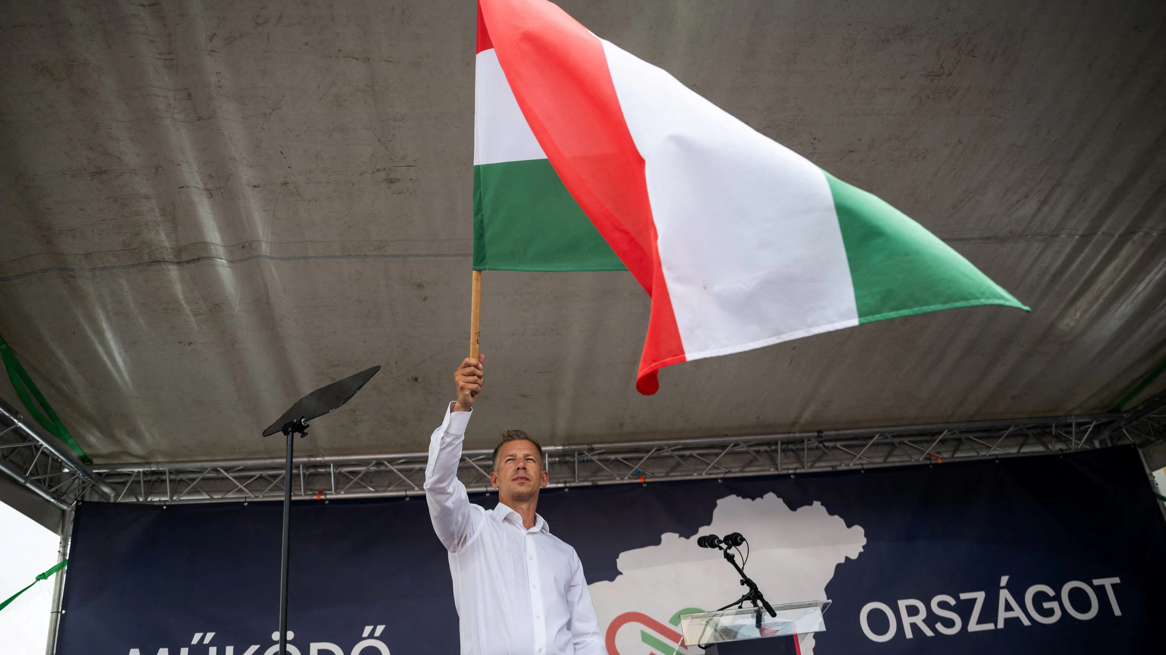 Peter Magyar gilt als Hoffnungsträger der ungarischen Opposition. 