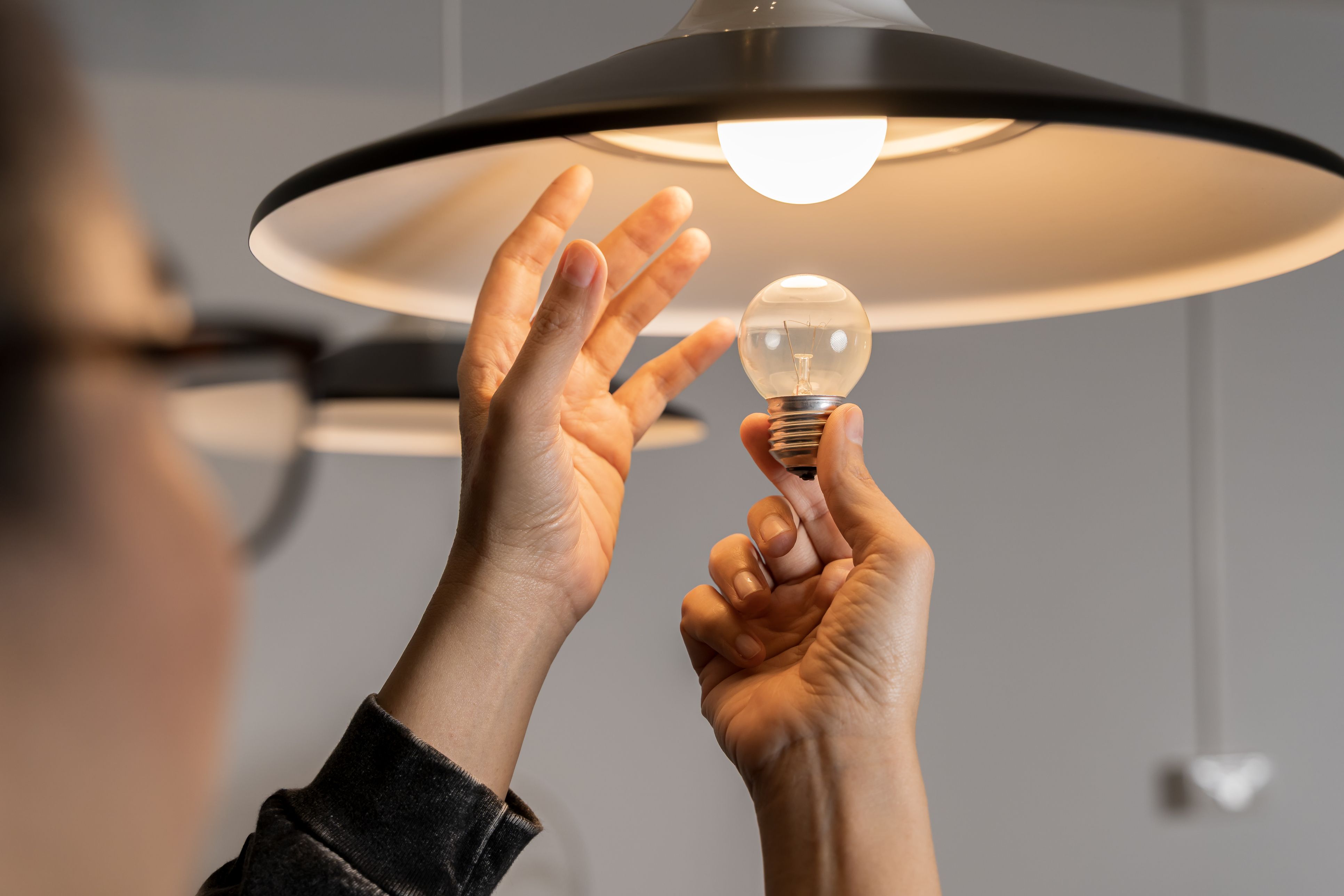 LED-Birne statt Glühbirne...