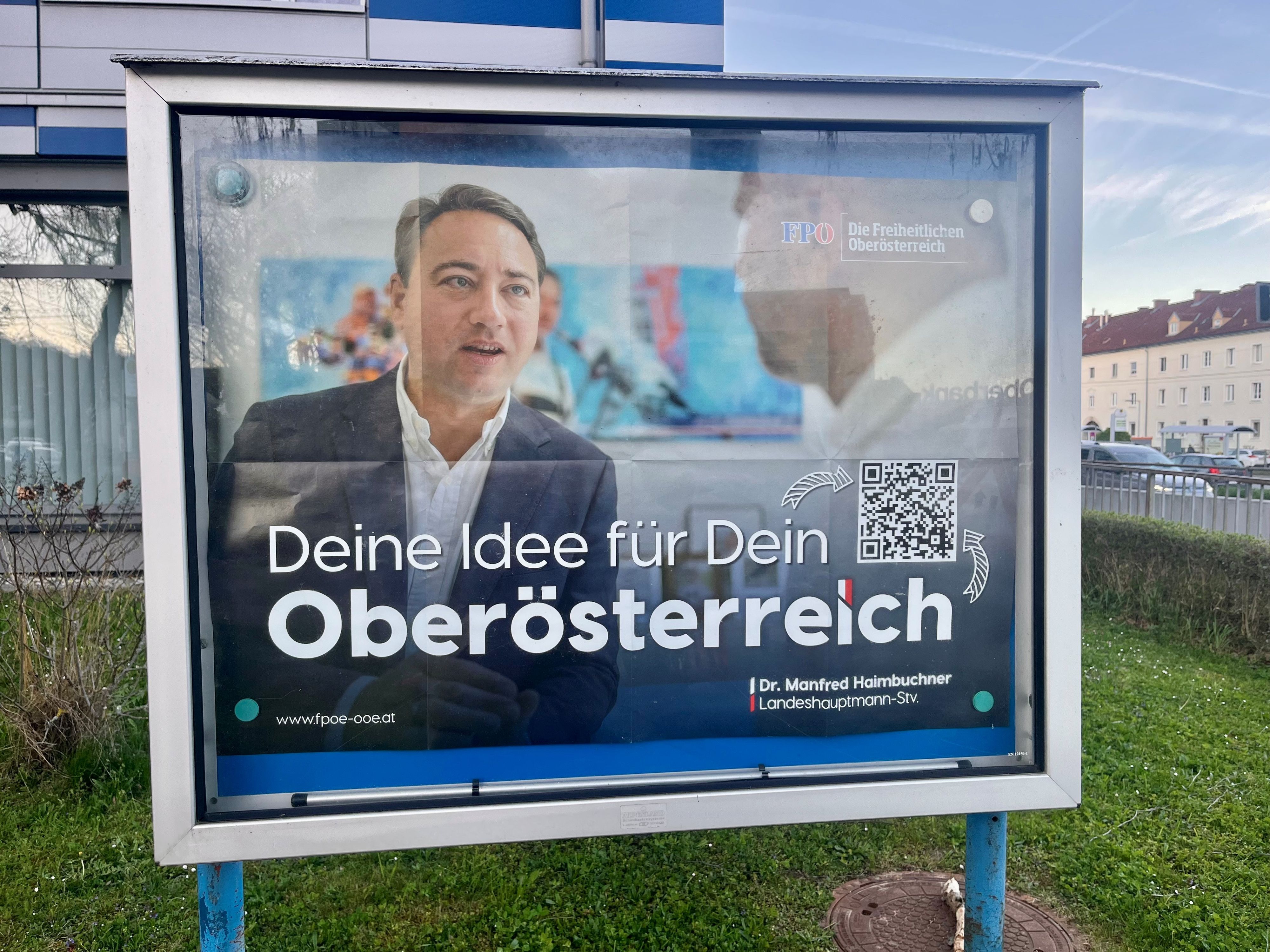 Hat wieder eine neue Kampagne plakatiert: FPOÖ-Chef Manfred Haimbuchner.