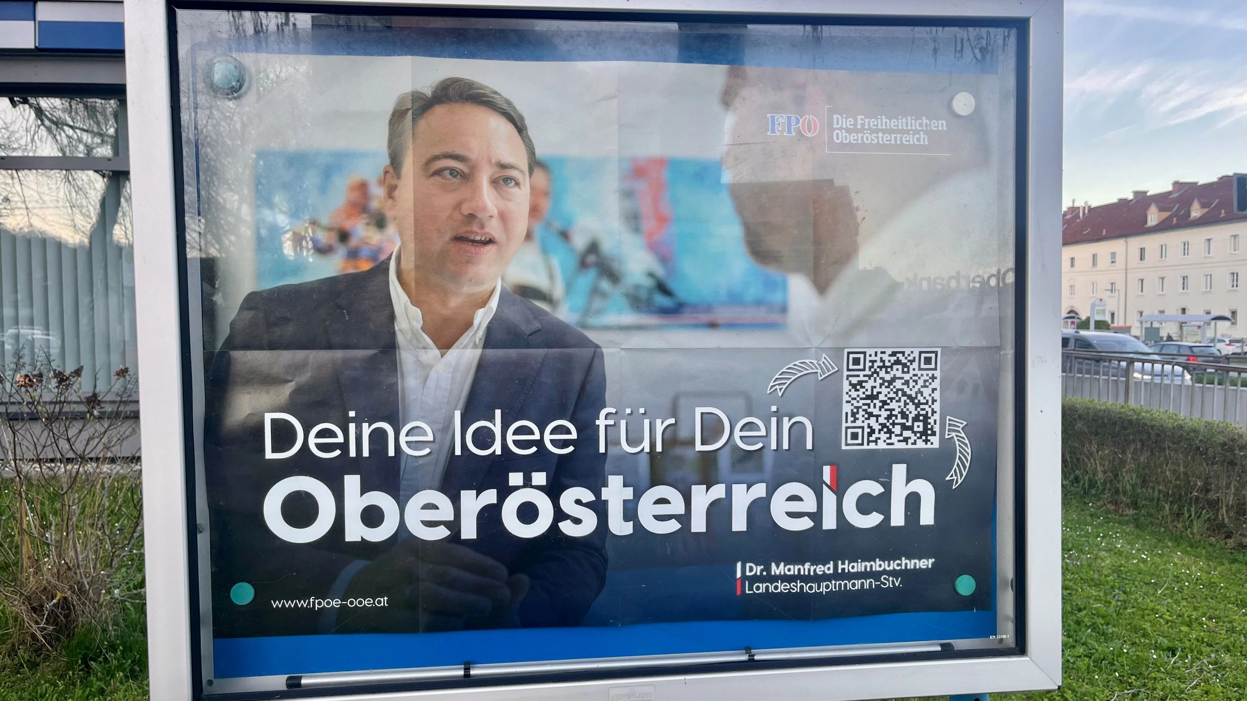 Hat wieder eine neue Kampagne plakatiert: FPOÖ-Chef Manfred Haimbuchner.