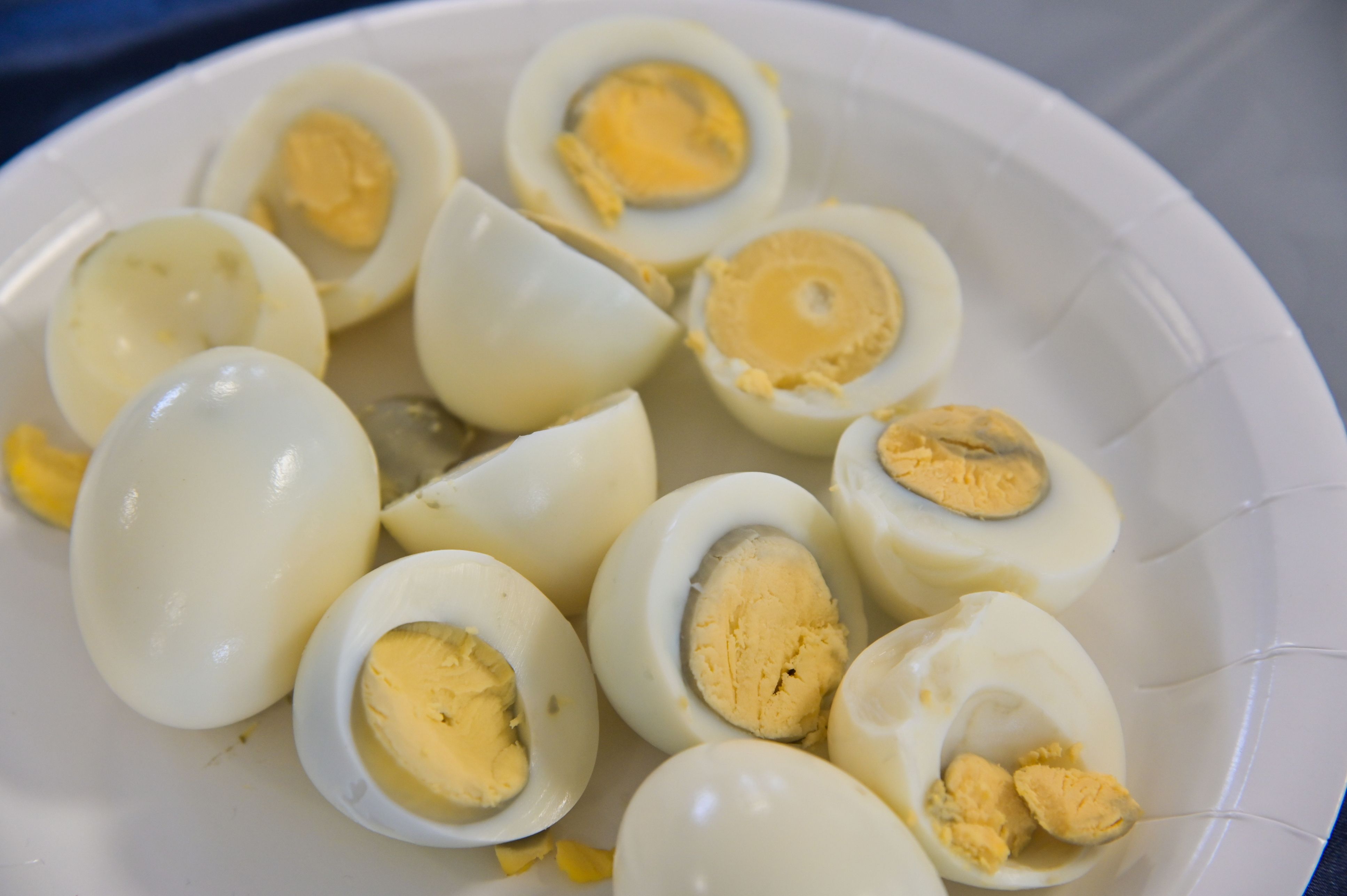 Der Dotter hat einen blau-grünen Rand? Kein Grund zur Besorgnis.