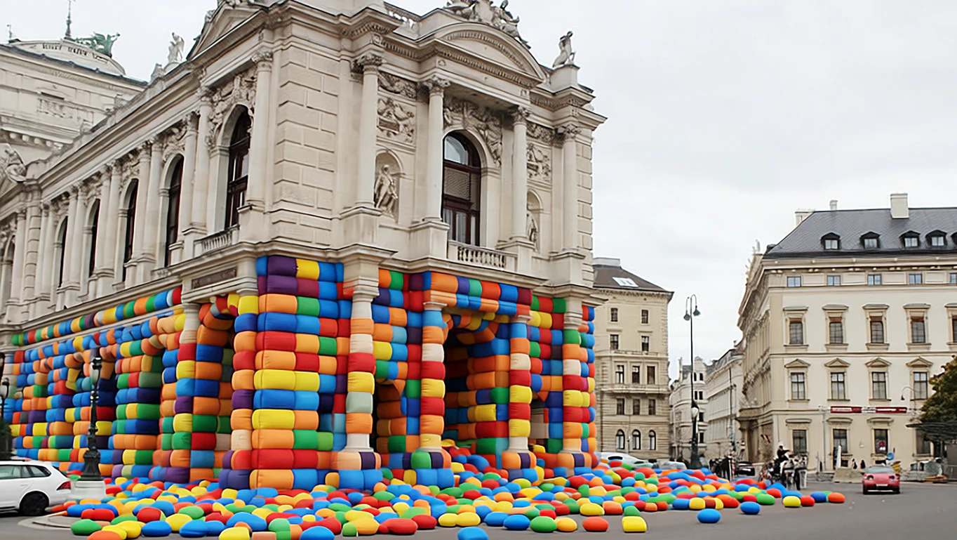 Heute.at - Kunstaktion – Was passiert bloß mit dem Burgtheater?