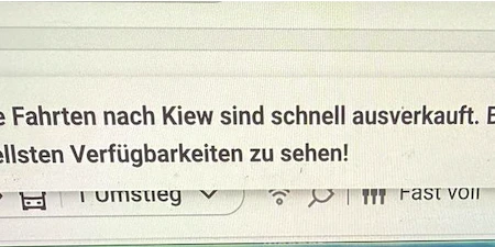 Plätze für Fahrten in die Ukraine werden knapp