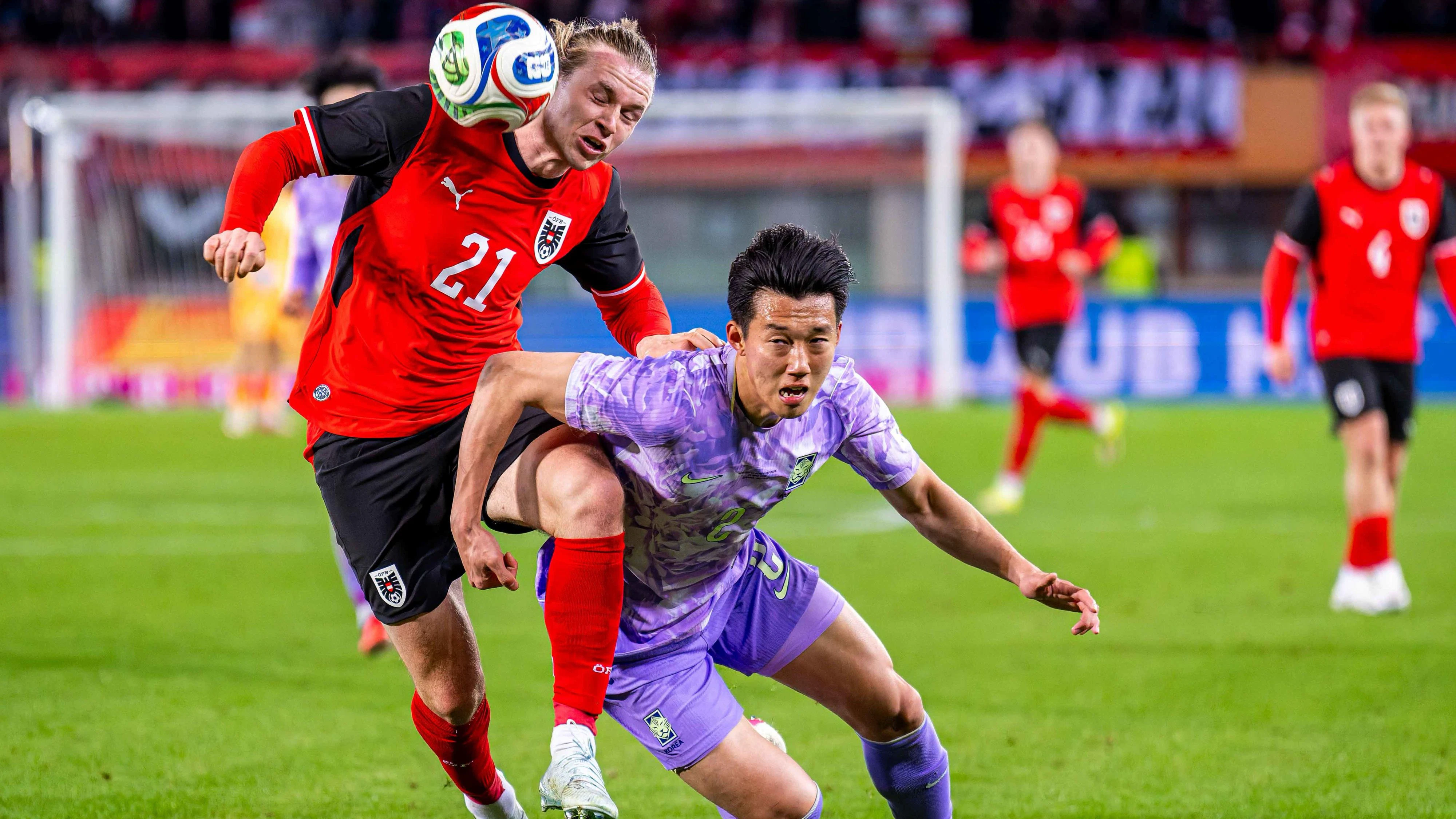 Superstar Son Heung-min und seine Südkoreaner spielten zuletzt in ihren WM-Trikots von Nike im Happel-Stadion.