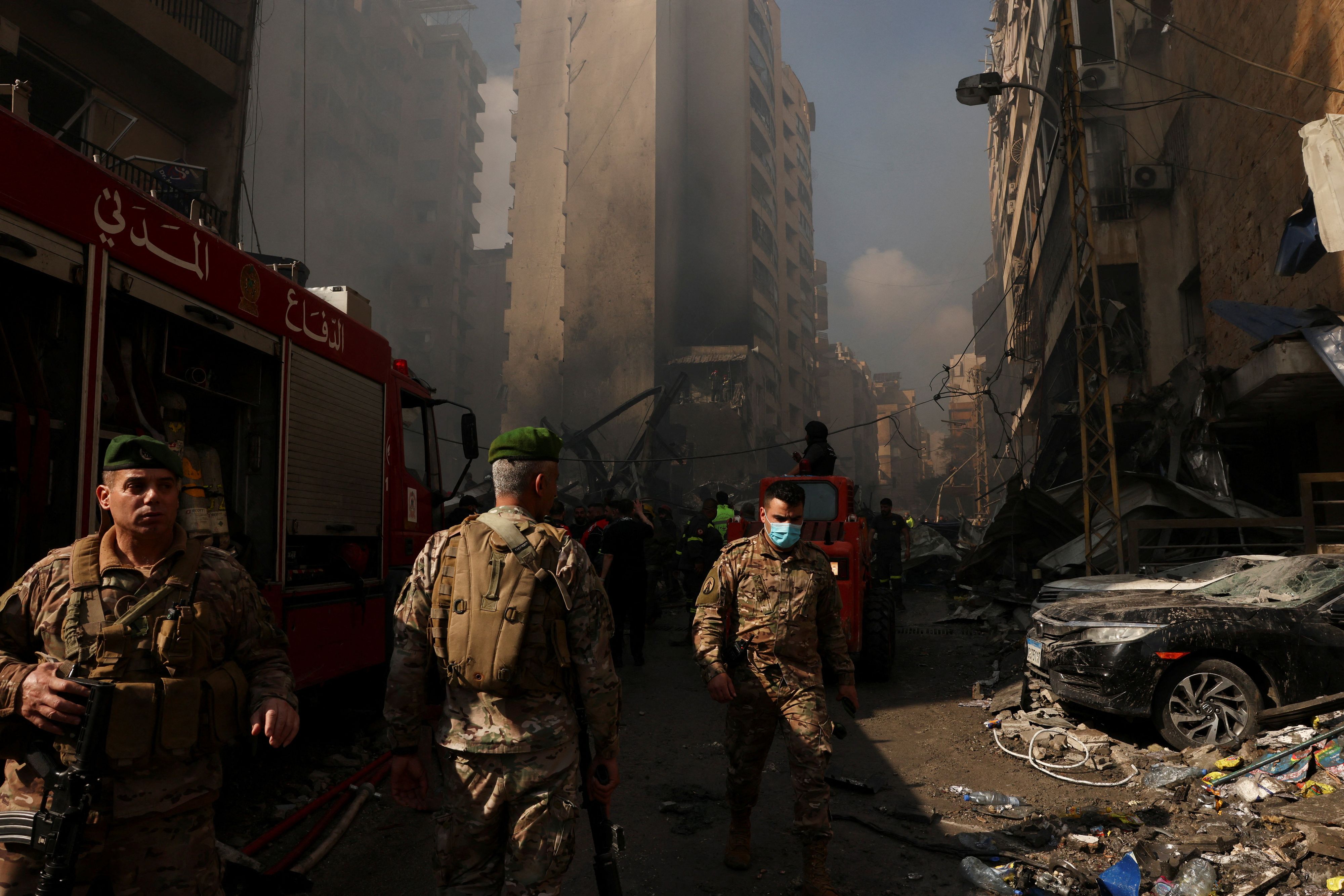 Israel hat den Libanon mit einer heftigen Angriffswelle überzogen. 
