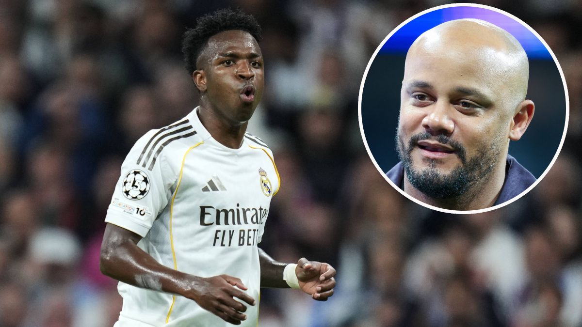 Vinicius Jr. und Vincent Kompany.