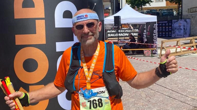 Franz Gschiegl (71) war schon bei über 100 Marathons dabei.