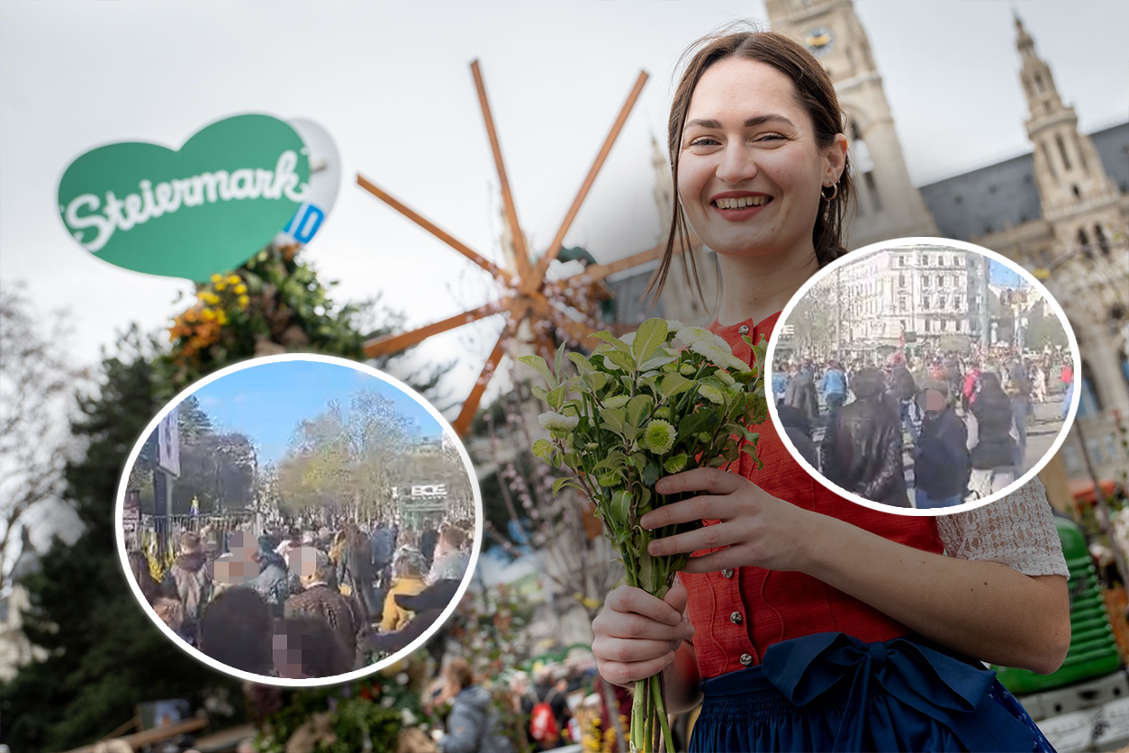 Heute.at - Steiermark-Frühling – Wiener stürmen Rathausplatz