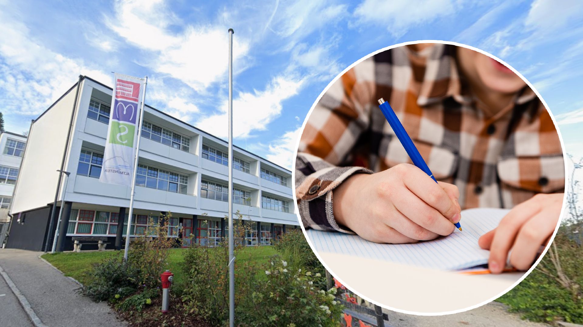 Seine Eltern wollten den 13-Jährigen an der Mittelschule Altmünster anmelden, durften das aber nicht. (Symbolbild)