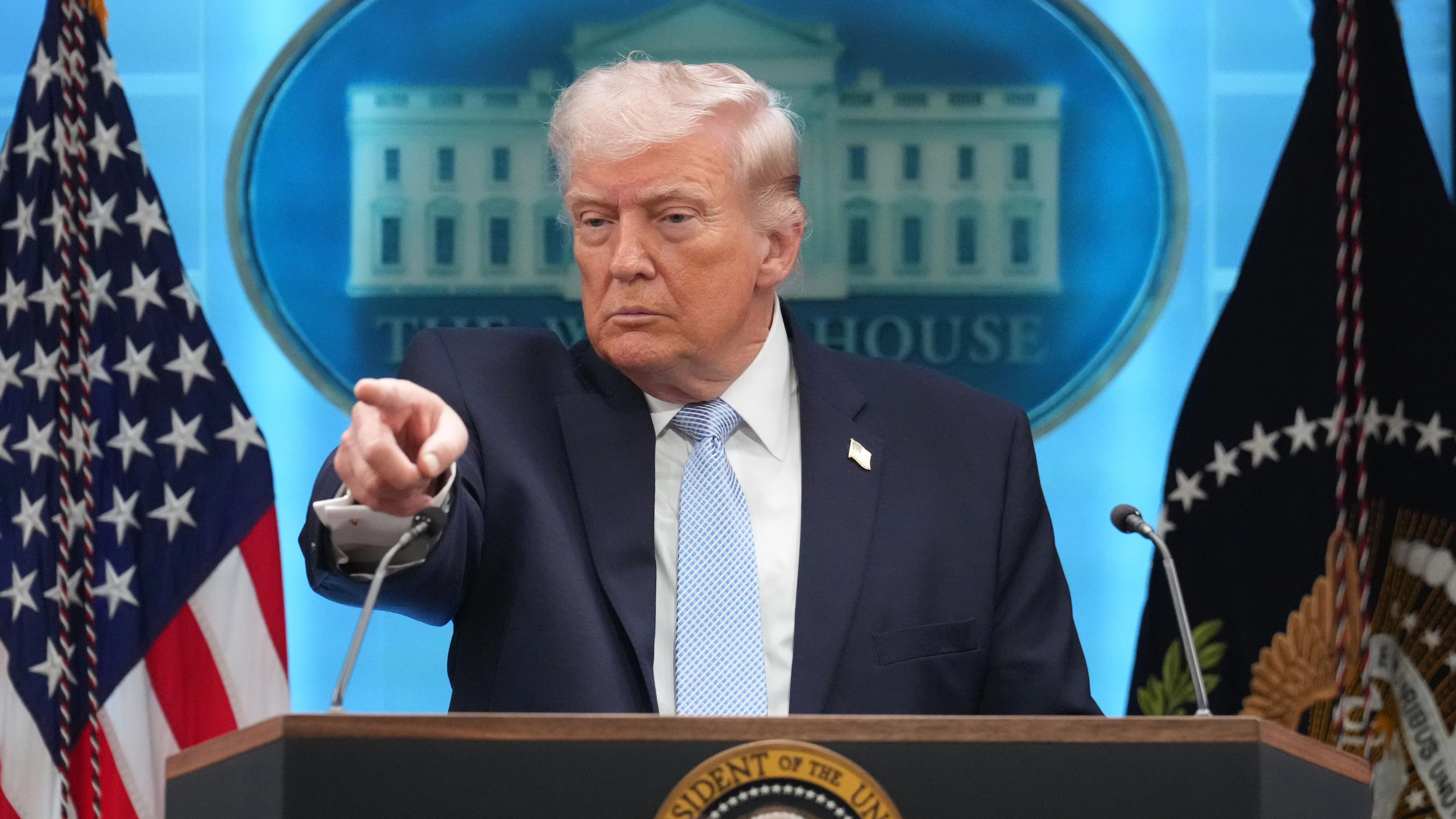 US-Präsident Donald Trump ist mit der Einigung auf die Feuerpause zufrieden.