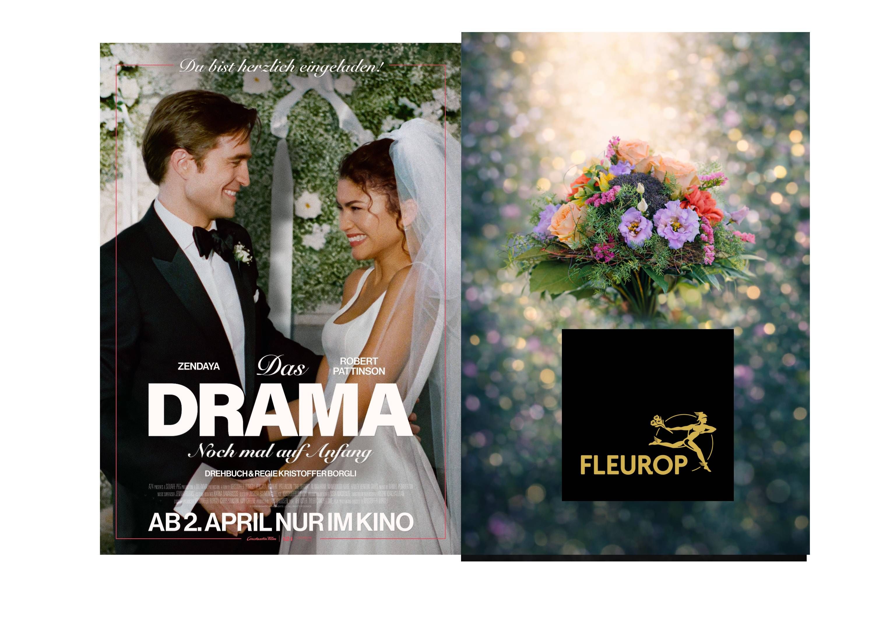 Heute.at - Liebesdrama im Kino: Gewinne Tickets & Blumen-Gutschein