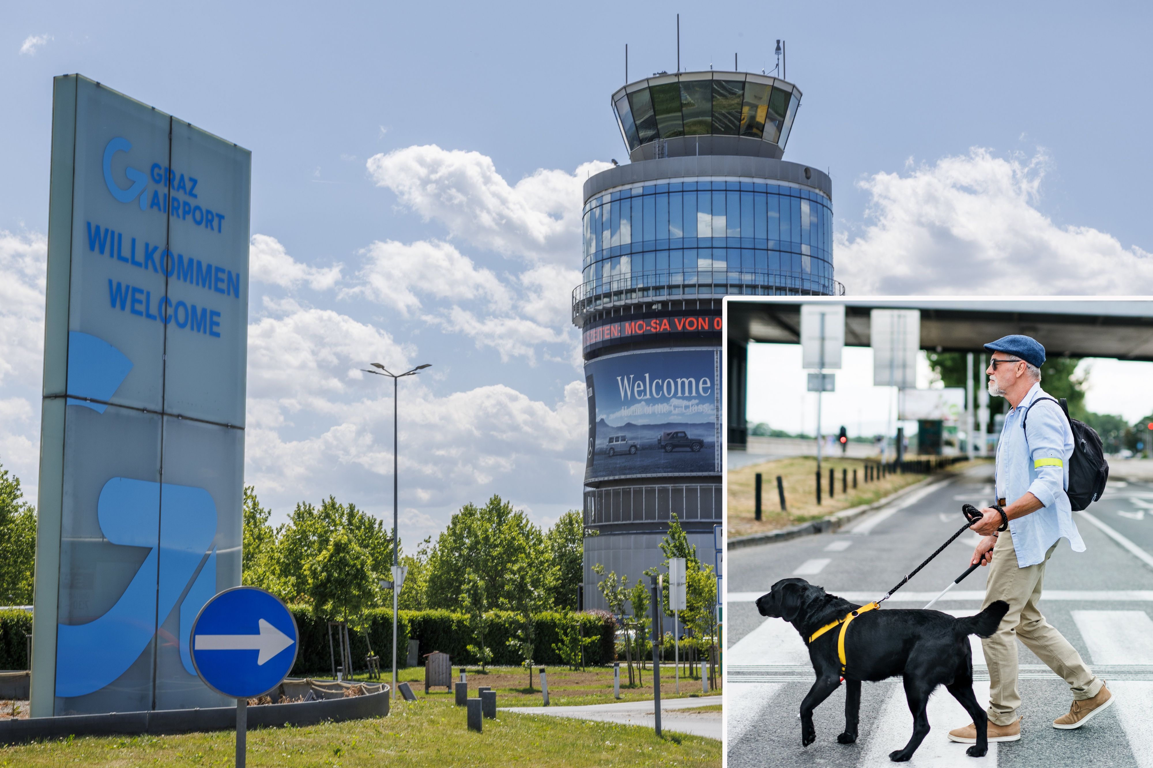 Heute.at - Skandal in Graz! Blinde mit Hund von Taxis abgewiesen