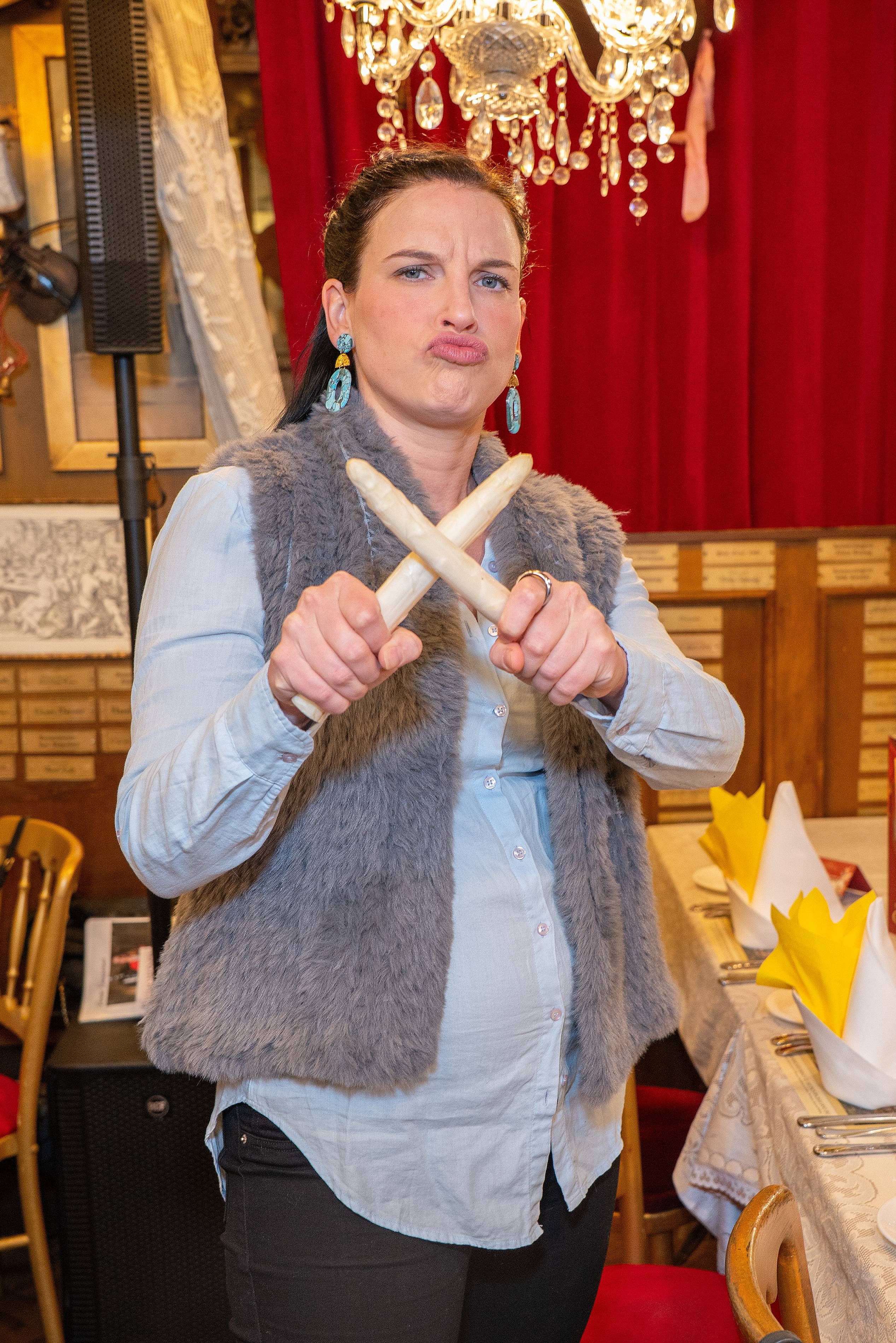 Conny Kreuter zeigte ihre Babykugel