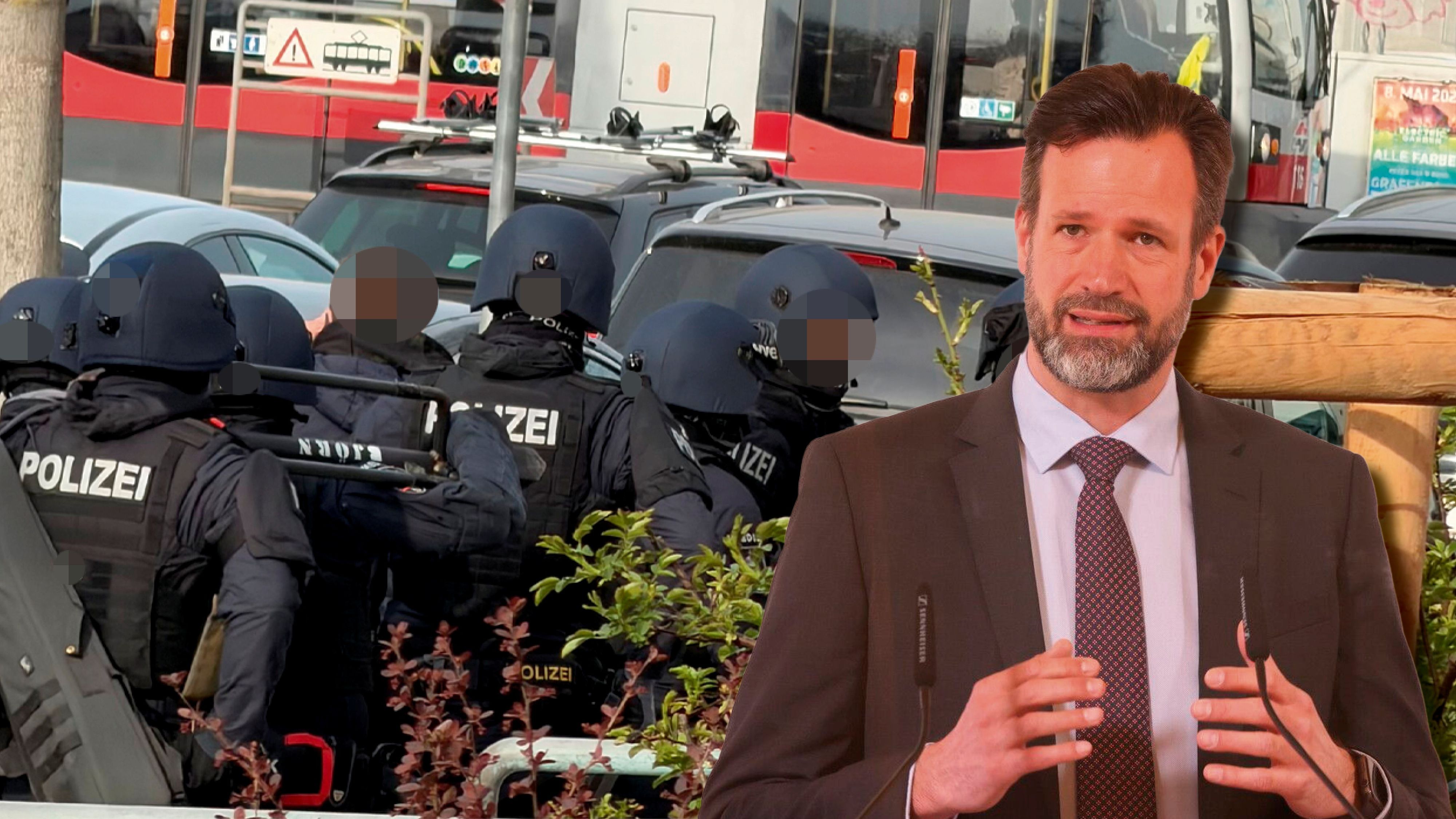 Bundeskriminalamts-Direktor Andreas Holzer beschreibt den Zugriff im März.