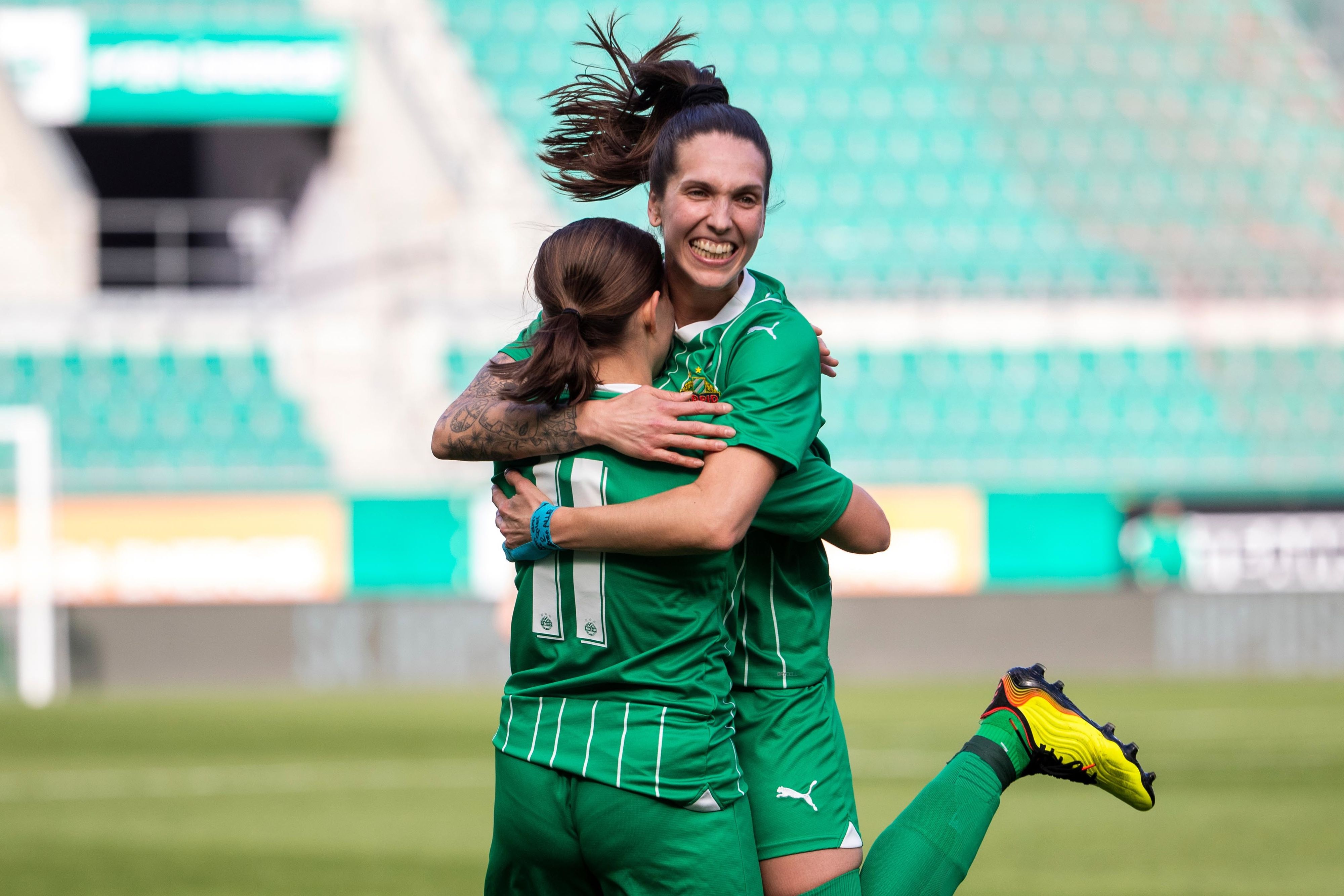 Jubel bei den Rapid-Frauen - bald auch in der Bundesliga?