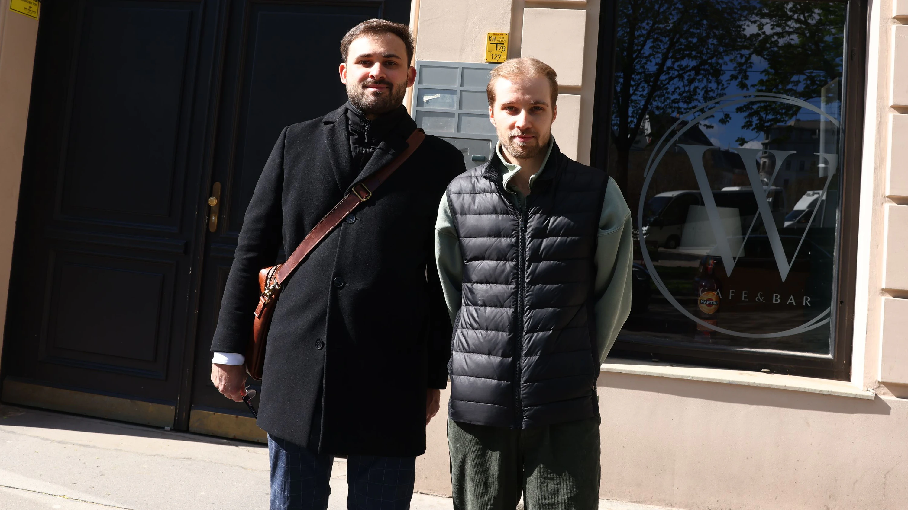 Felix Gradinaru (UNOS) und Marcel Wegscheider (Verband der Apartementvermieter). (v.l.)